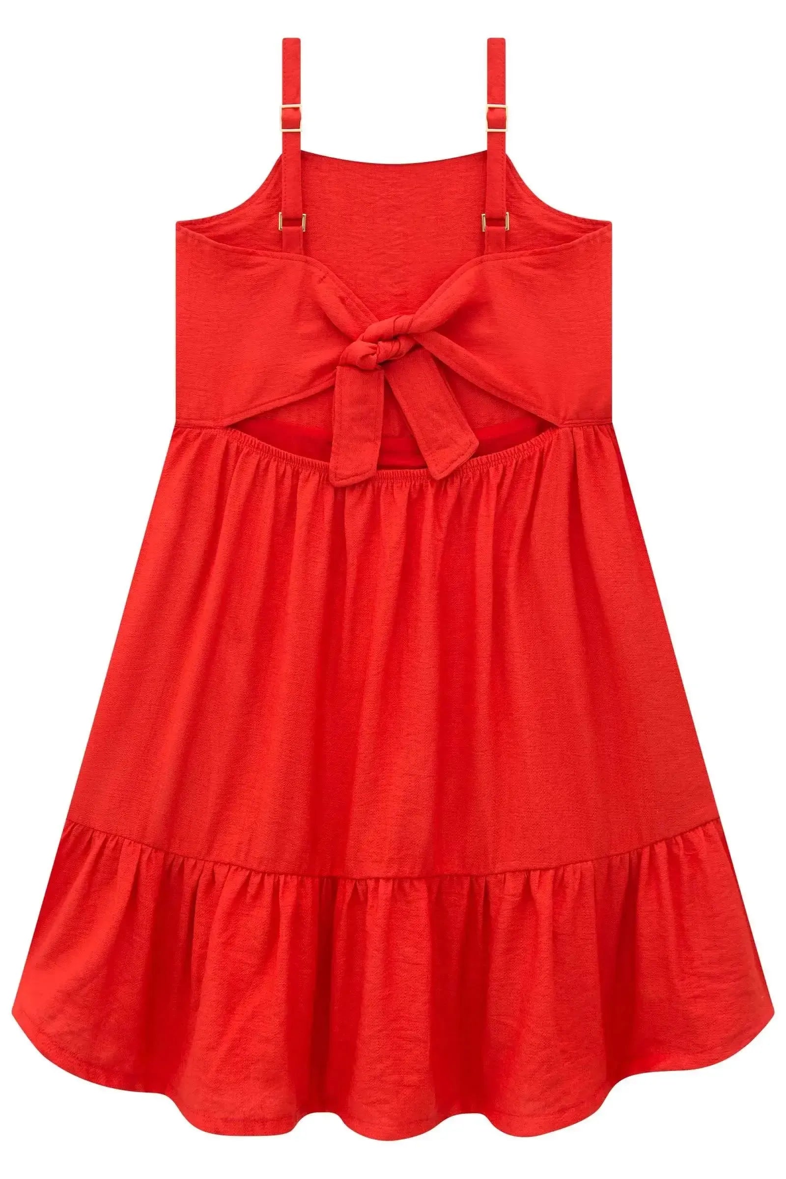Vestido em Blend de Viscose Aruba 95586 Vic&Vicky Teen Menina