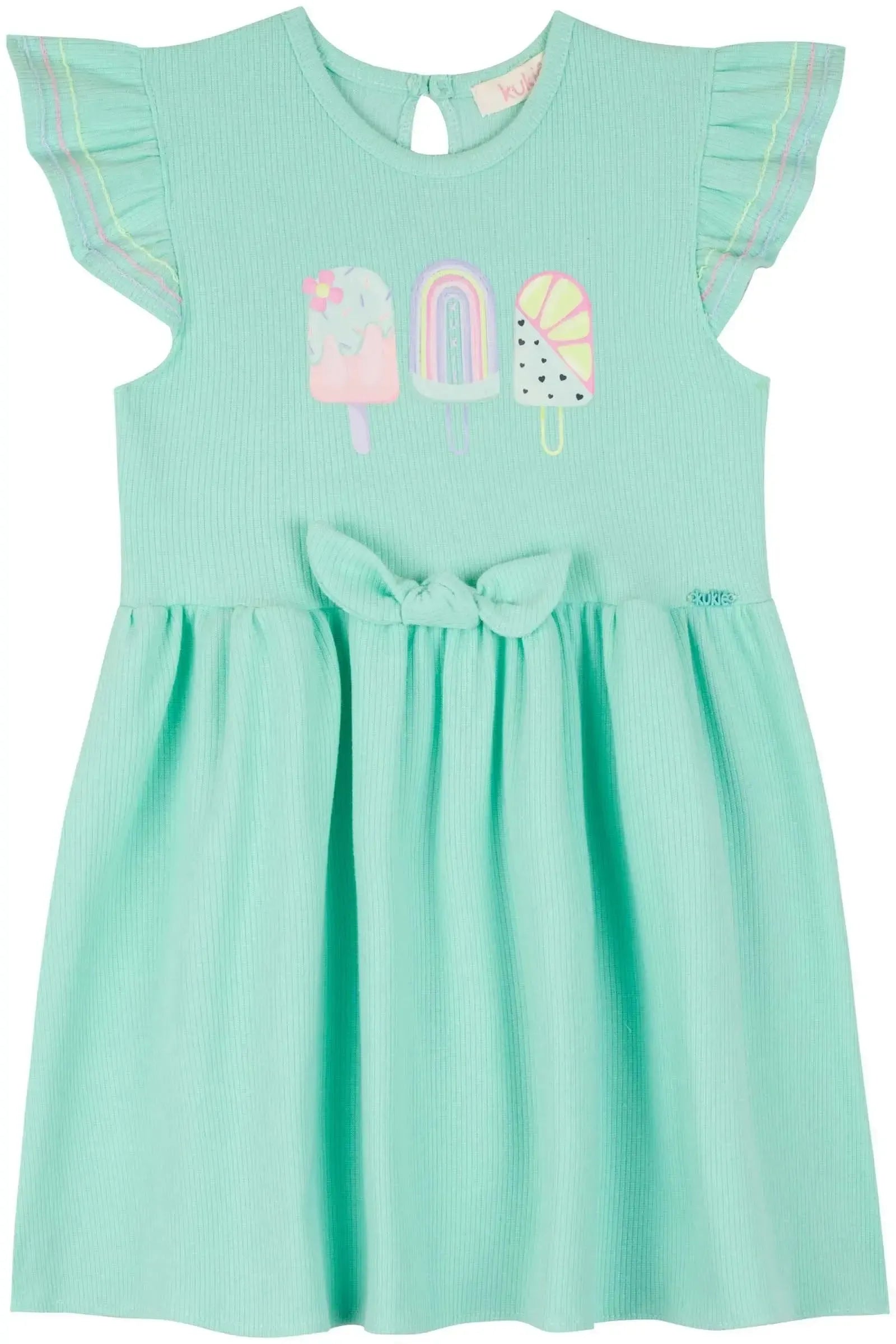 Vestido em Canelado 85777 Kukiê Bebê Menina