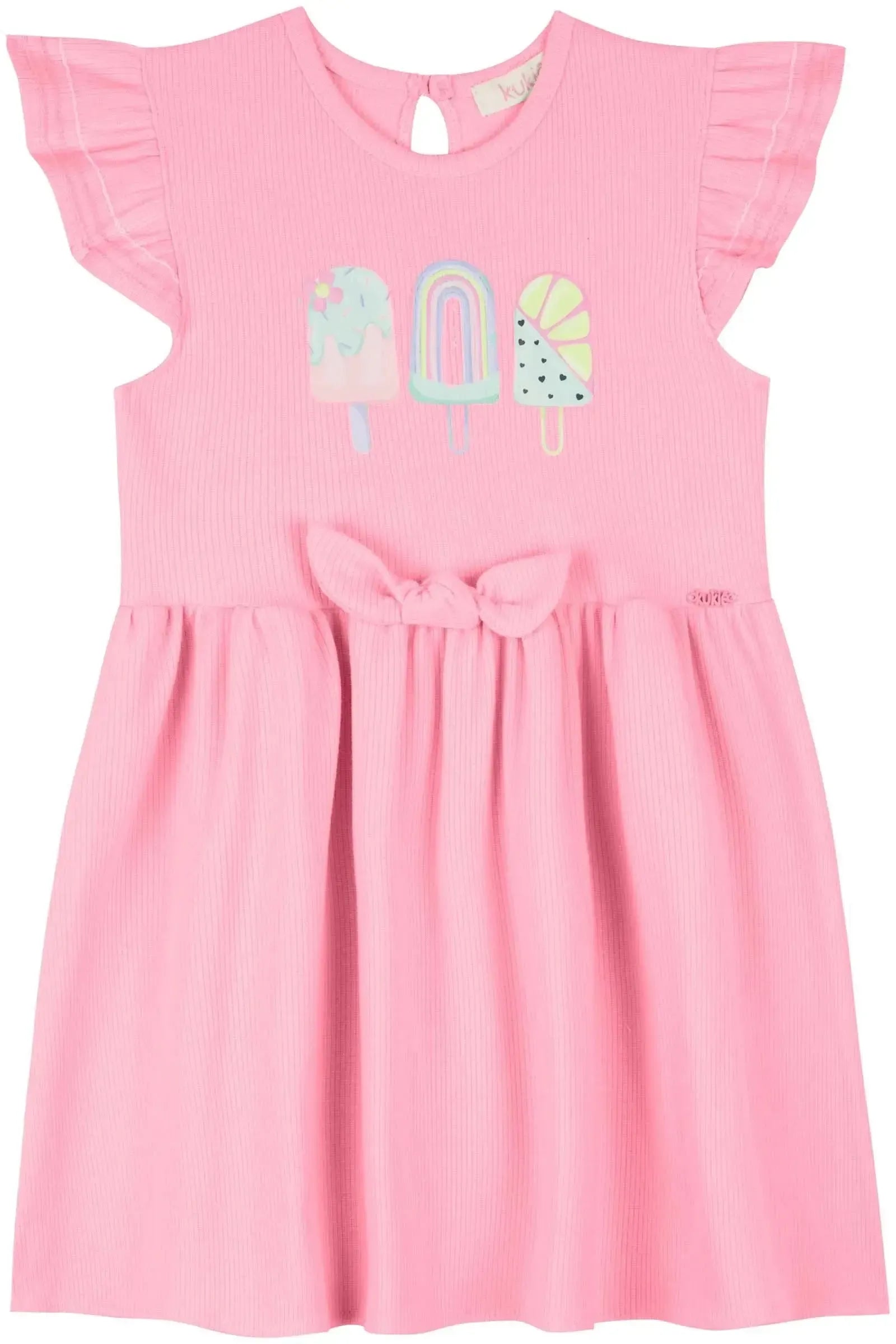 Vestido em Canelado 85777 Kukiê Bebê Menina