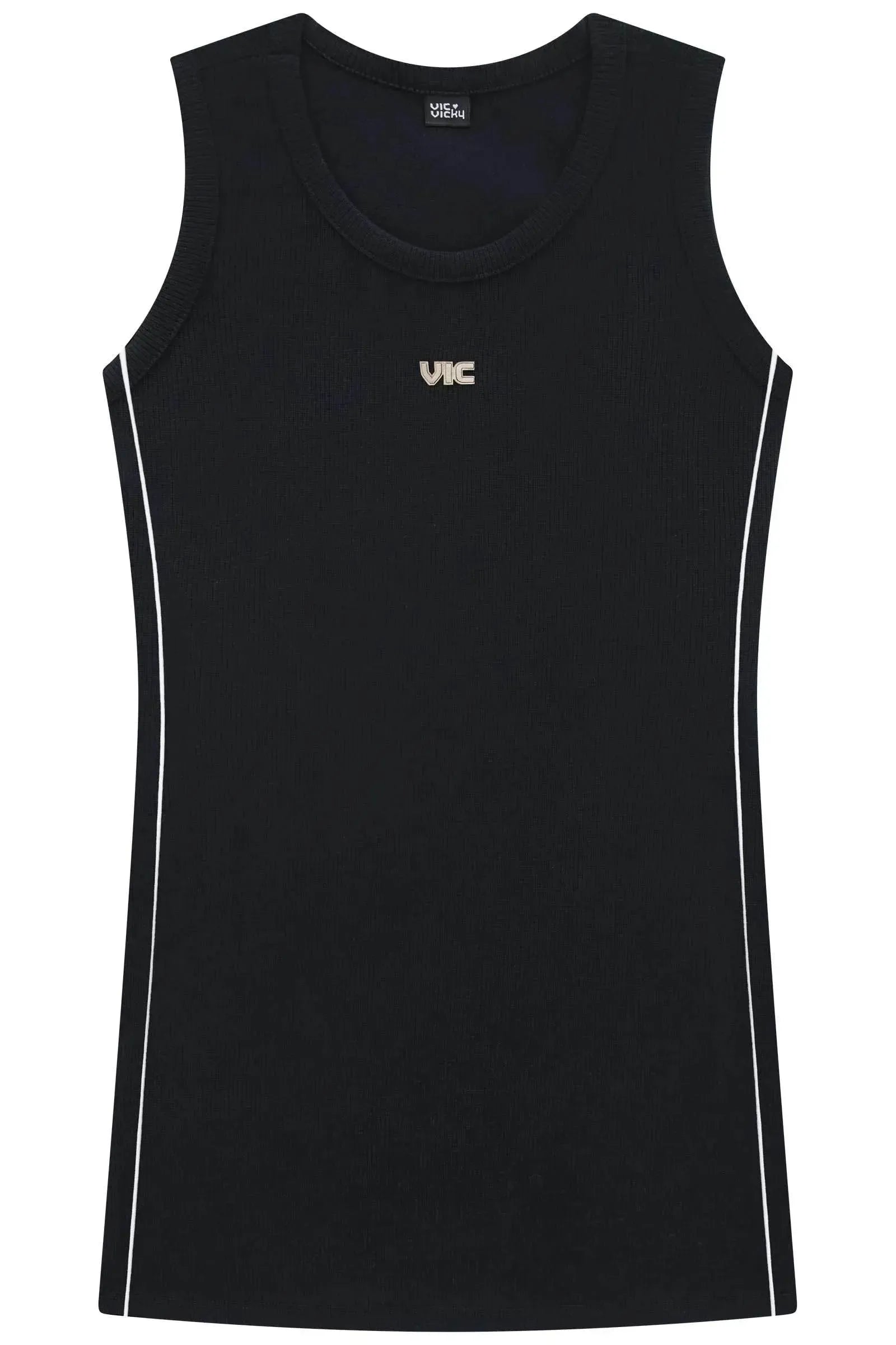 Vestido em Canelado Liz 95585 Vic&Vicky Teen Menina