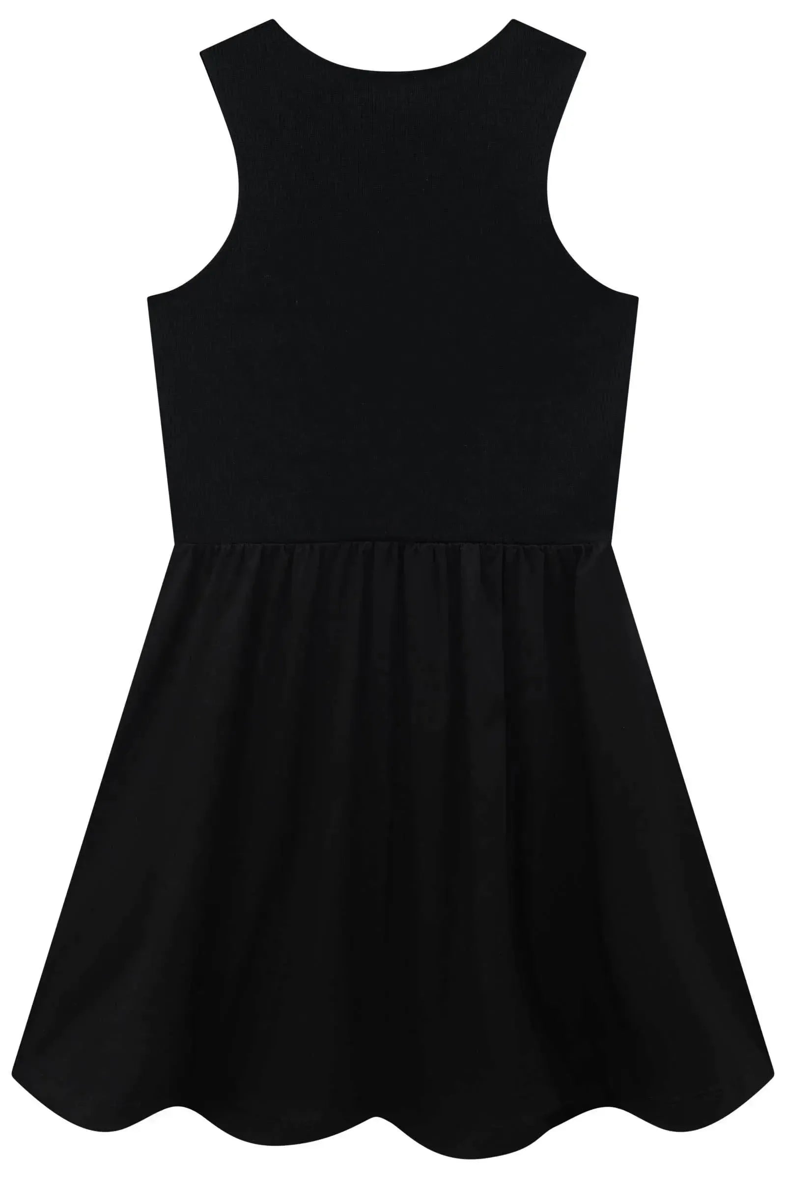 Vestido em Canelado Liz e Tricoline Mônaco com Elastano 94367 Lilimoon Teen Menina