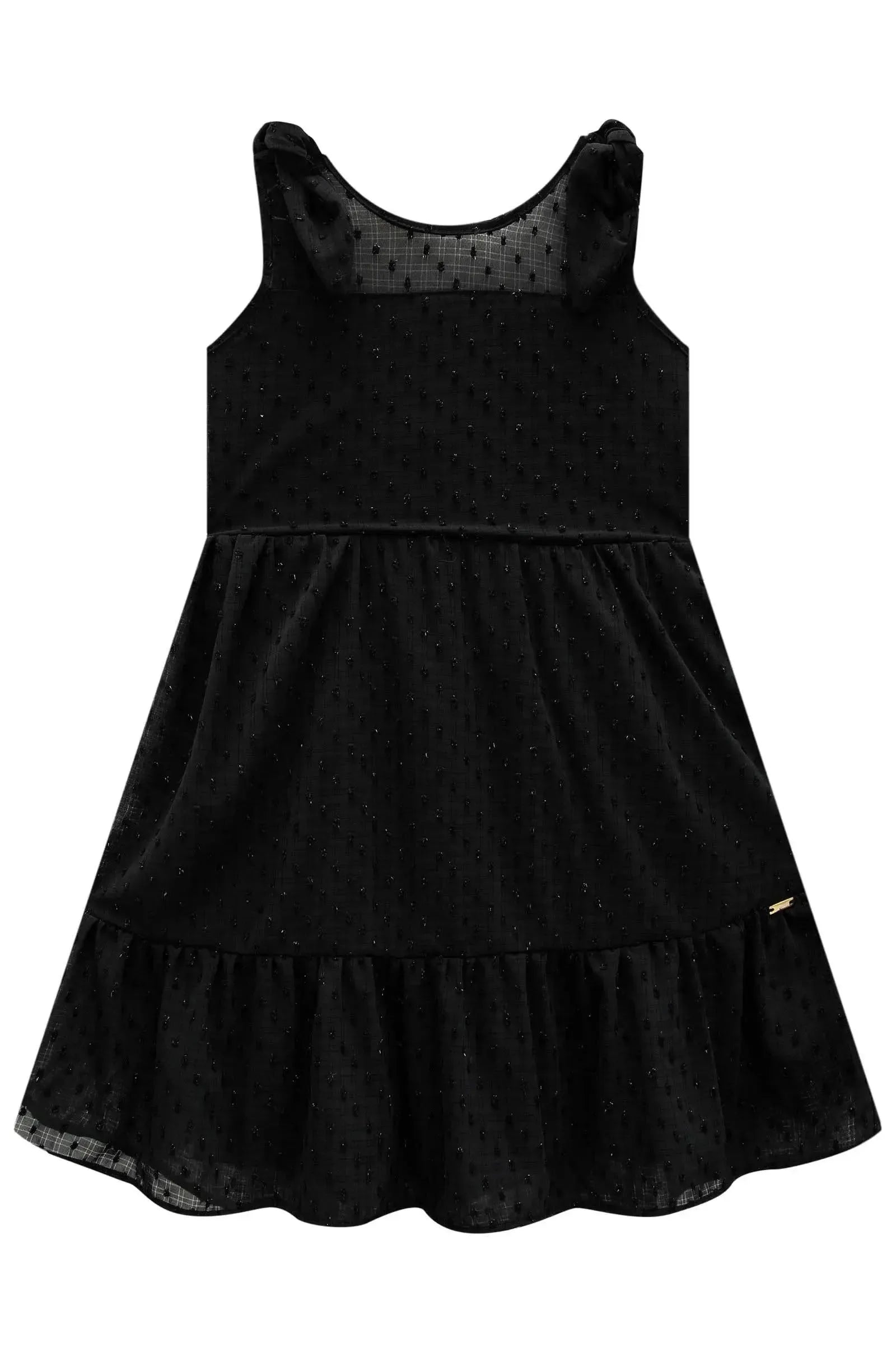Vestido em Chiffon Shine 85311 Infanti Infantil Menina
