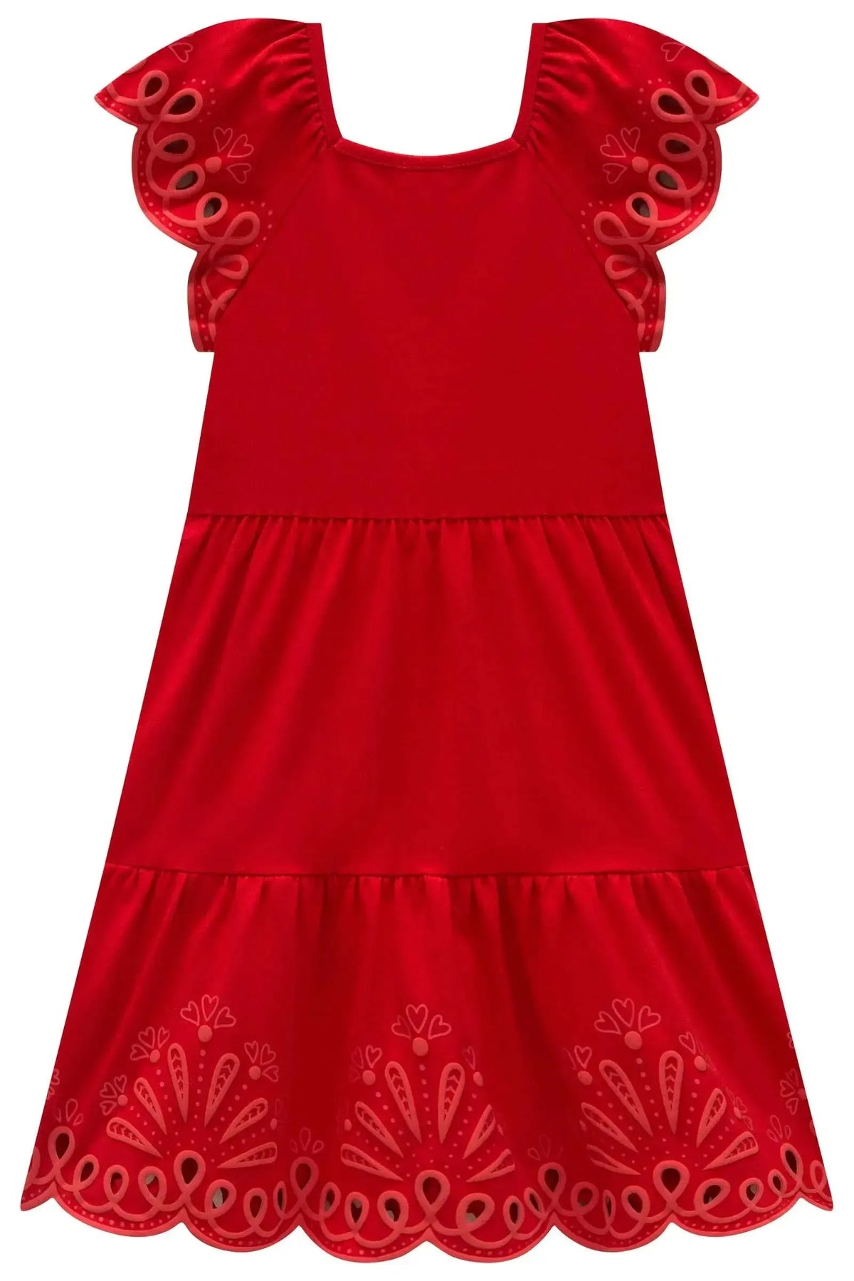 Vestido em Cotton 21714 Infanti Infantil Menina