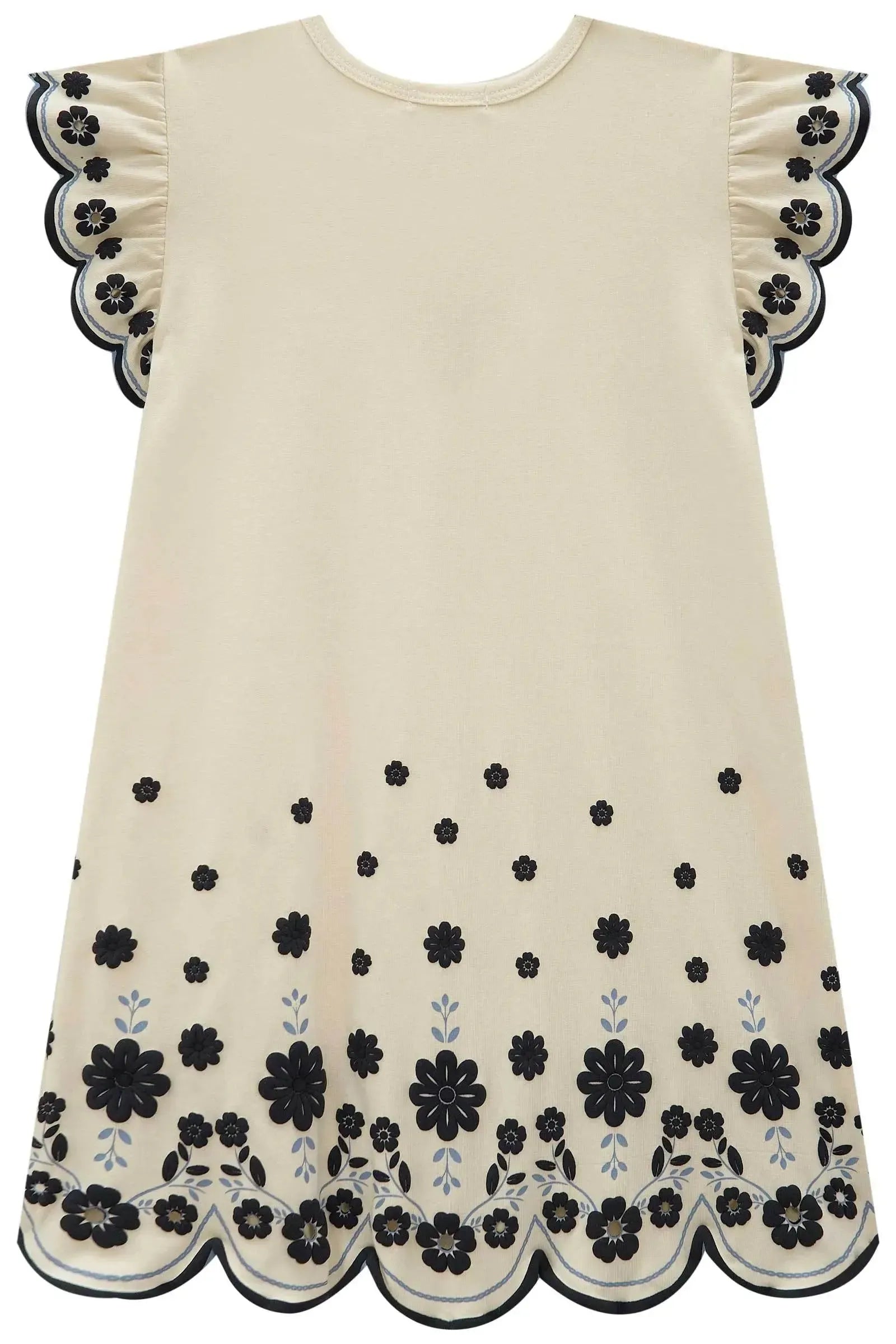 Vestido em Cotton 21815 Kukiê Infantil Menina