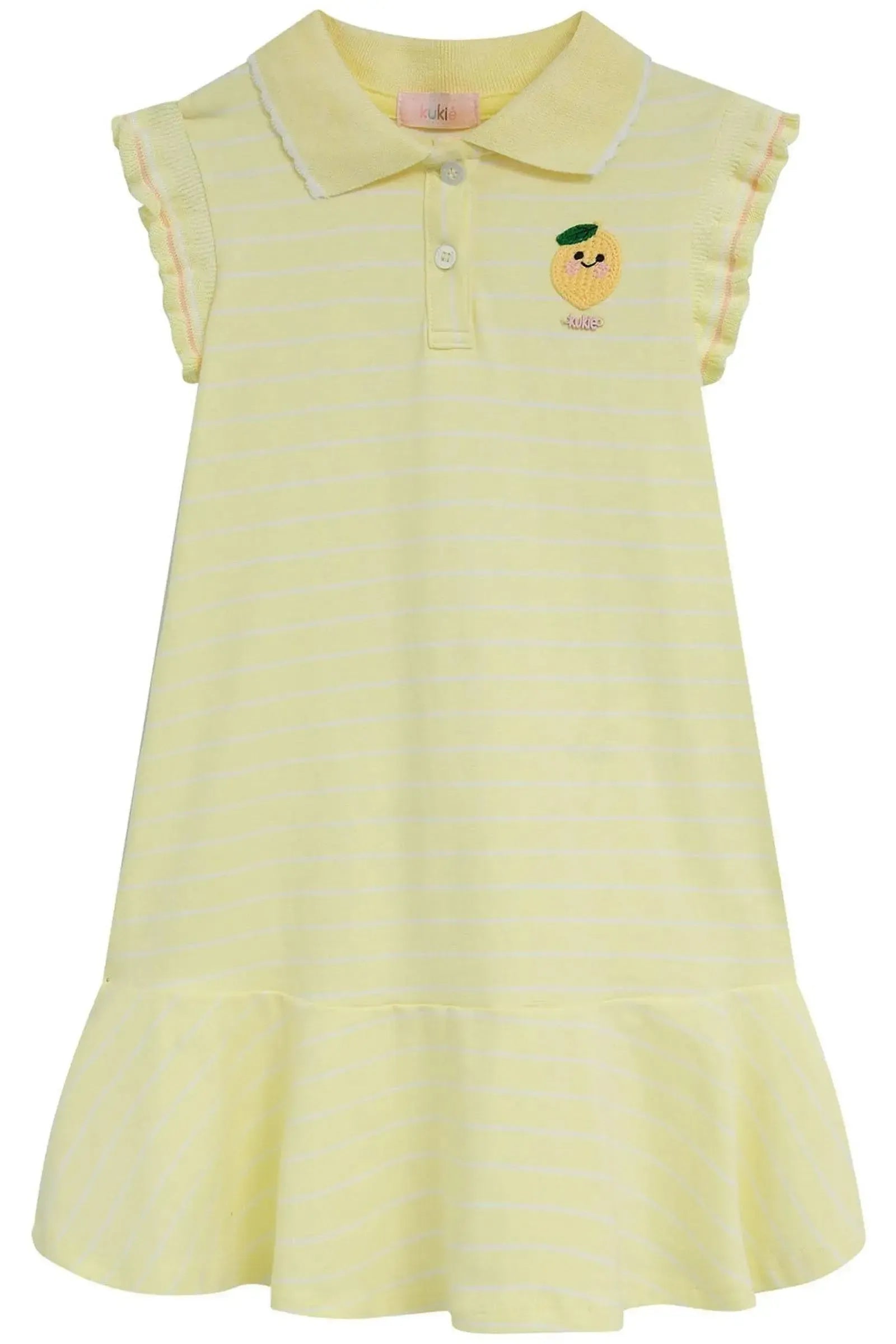Vestido em Cotton Fio Tinto 95340 Kukiê Infantil Menina