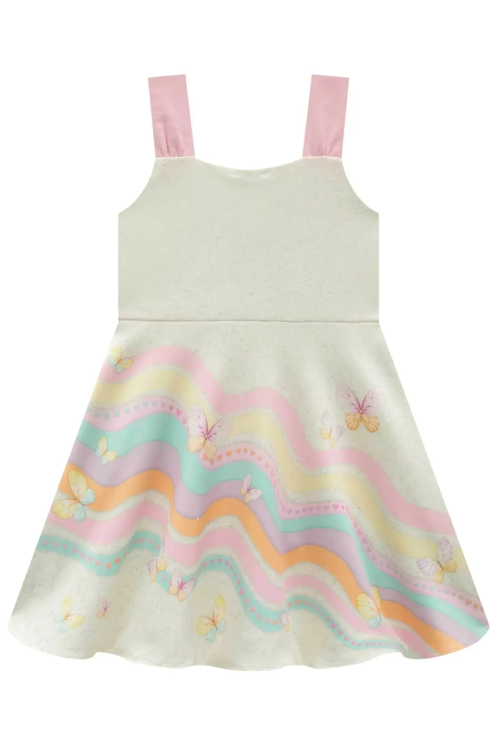 Vestido em Fly Tech 85278 Infanti Infantil Menina