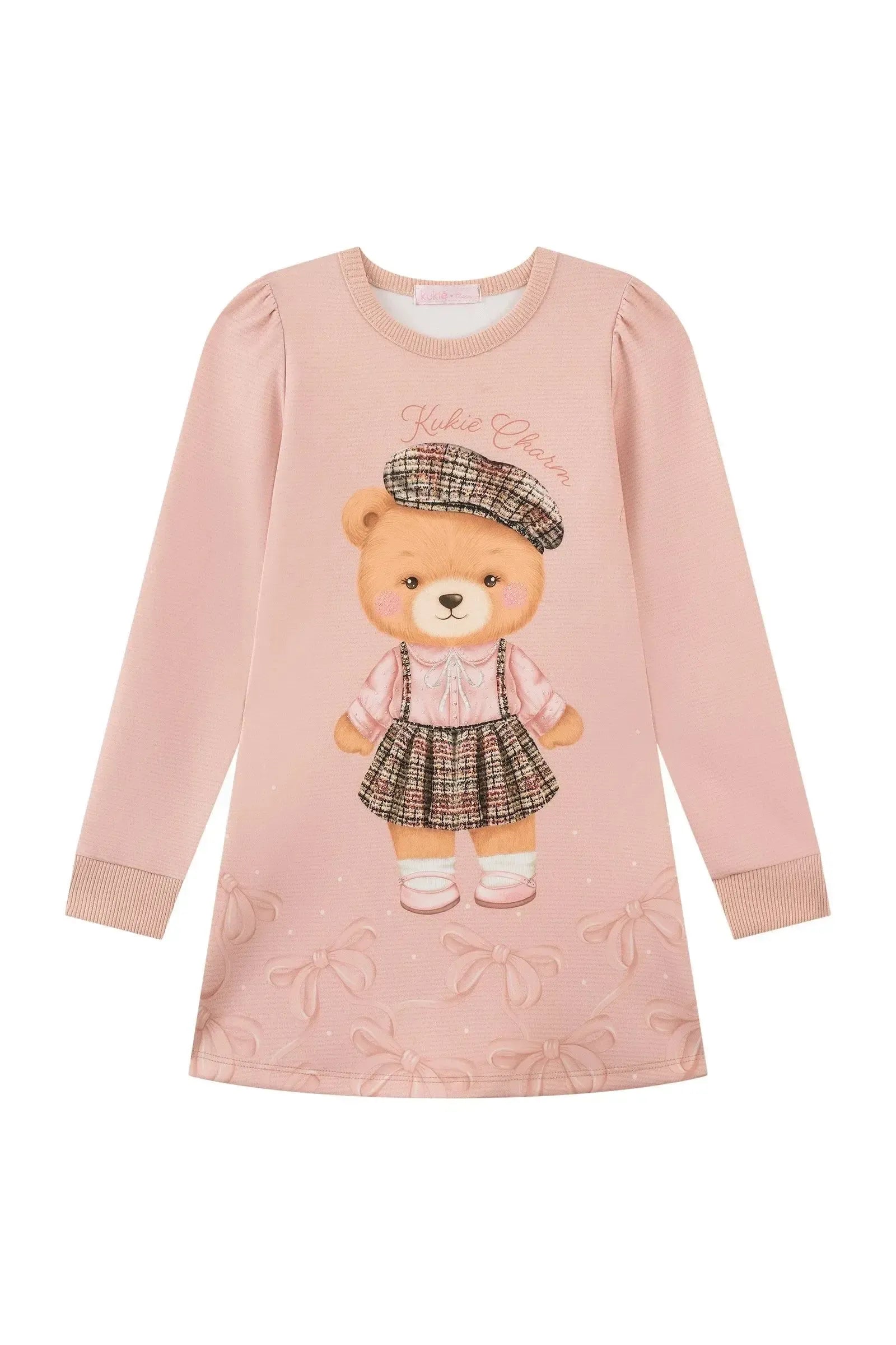 Vestido em Fly Tech 92077 Kukiê Infantil Menina