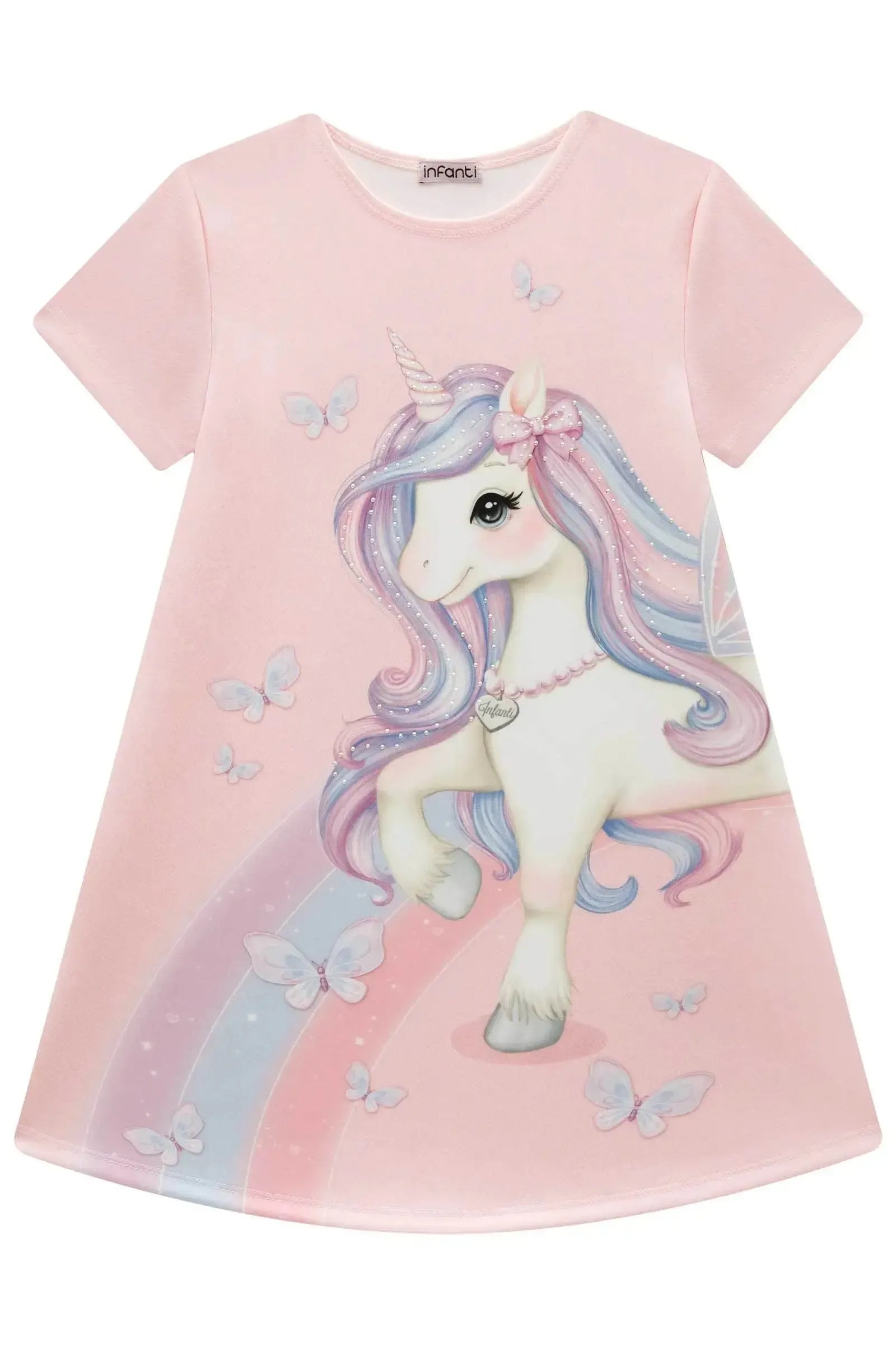 Vestido em Fly Tech 93439 Infanti Infantil Menina