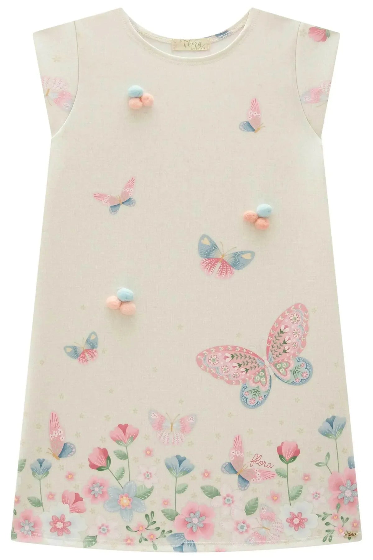 Vestido em Fly Tech 93937 Infanti Infantil Menina