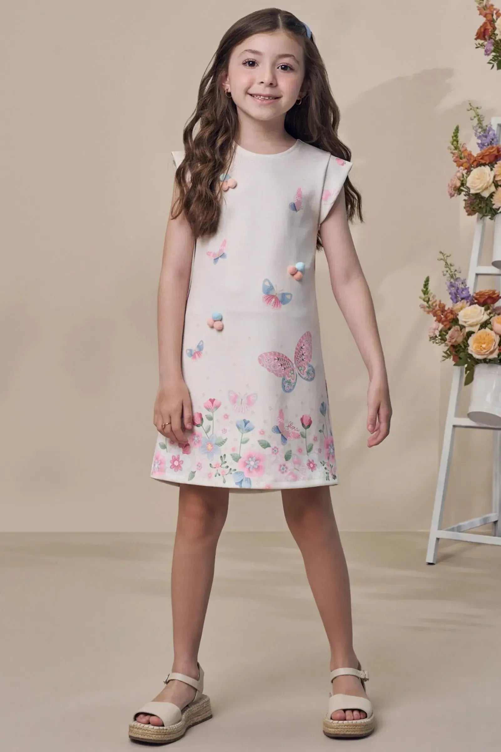 Vestido em Fly Tech 93937 Infanti Infantil Menina