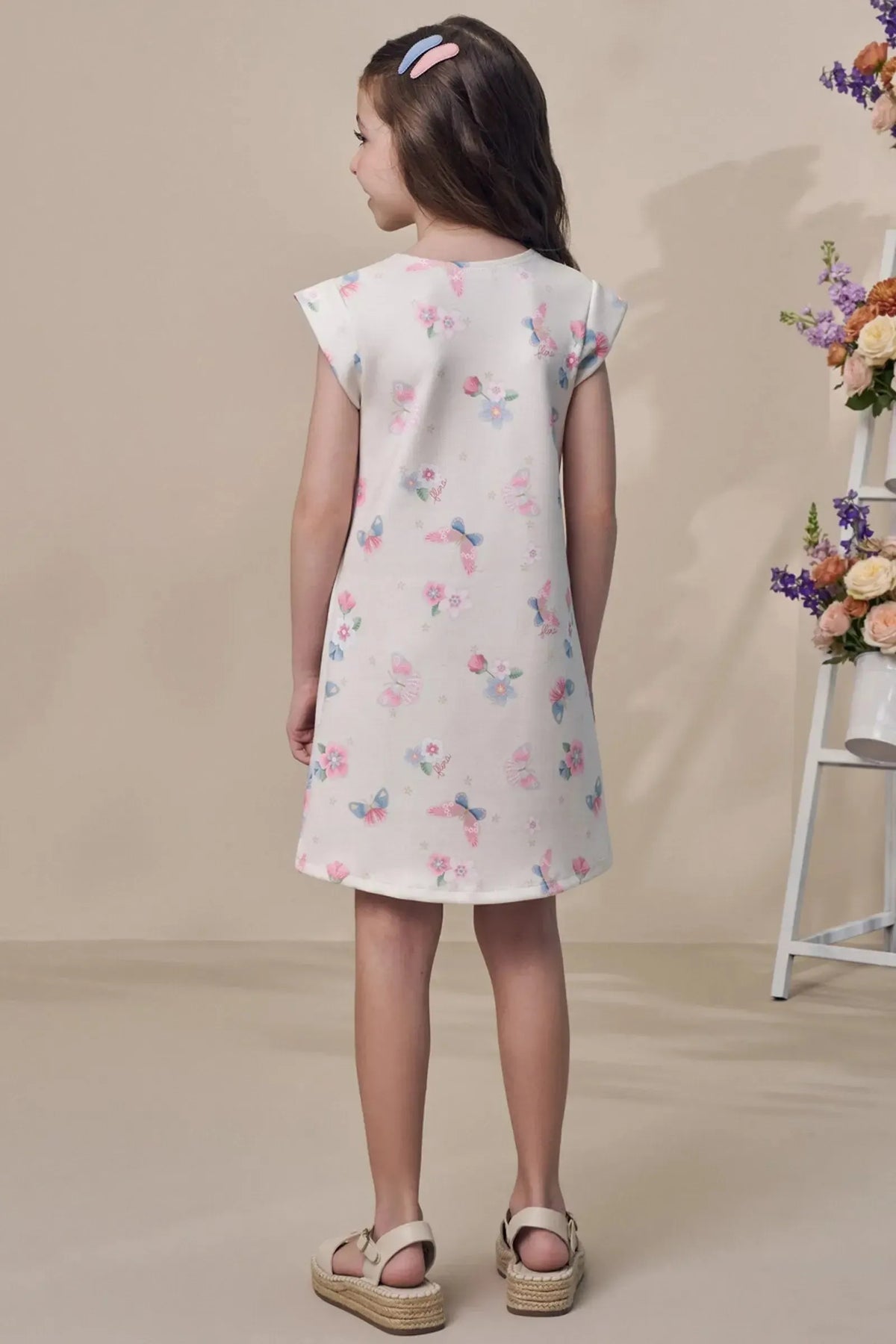 Vestido em Fly Tech 93937 Infanti Infantil Menina