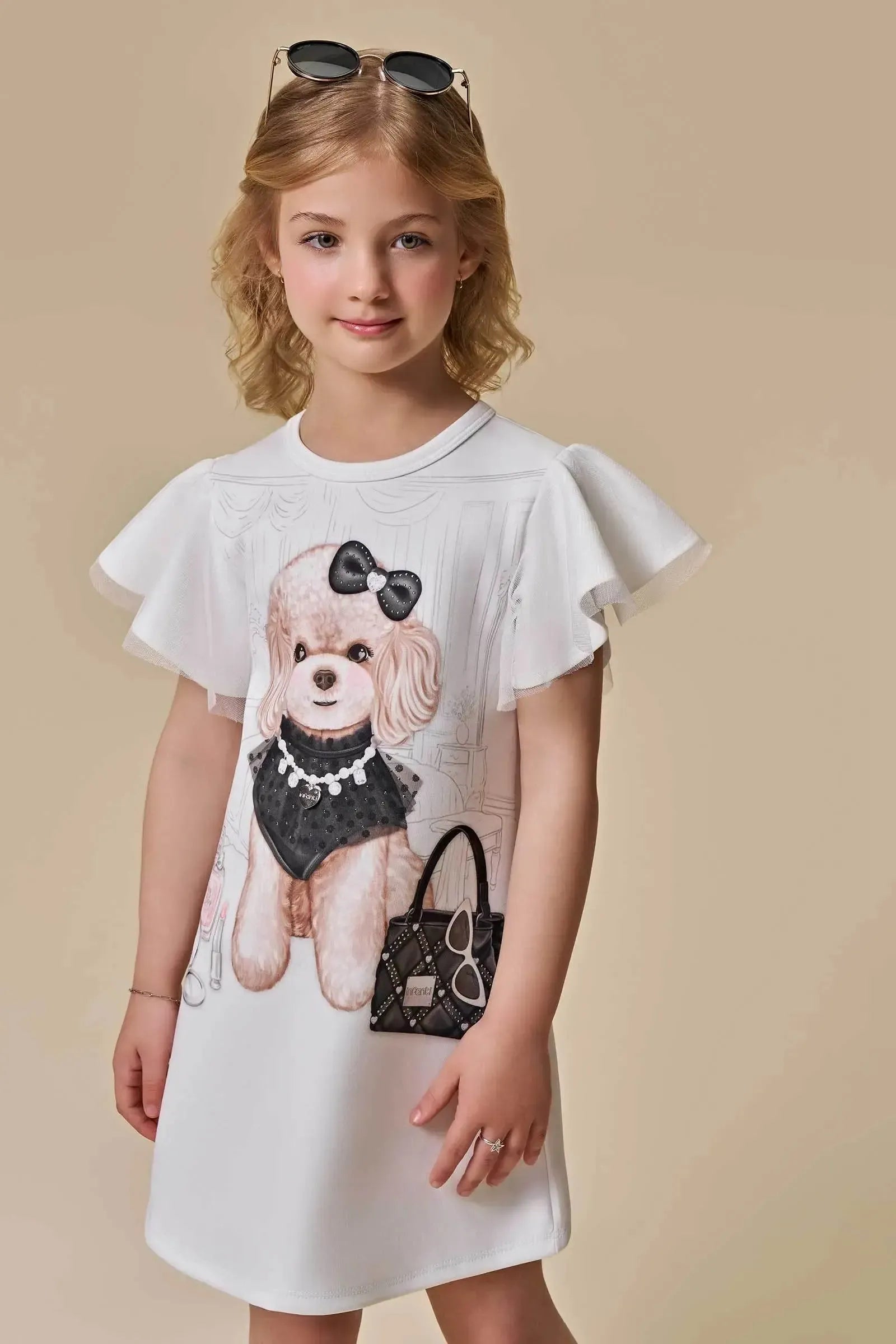 Vestido em Fly Tech 94911 Infanti Infantil Menina