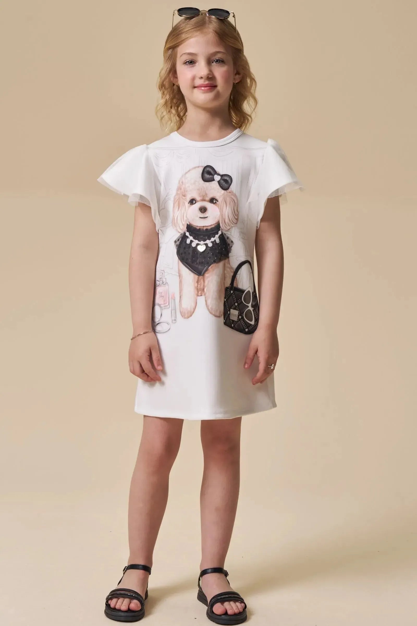 Vestido em Fly Tech 94911 Infanti Infantil Menina