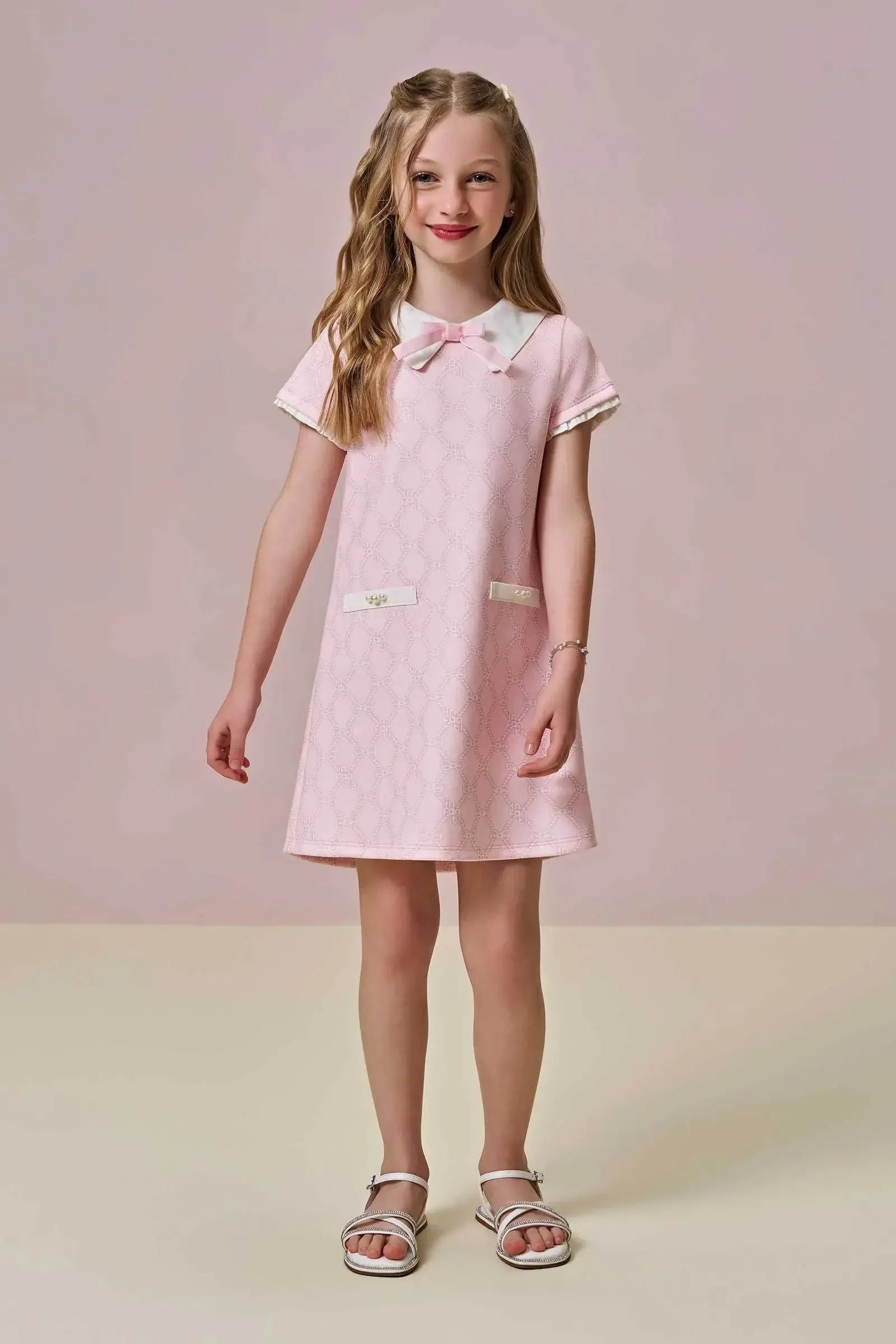 Vestido em Fly Tech 97168 Infanti Infantil Menina