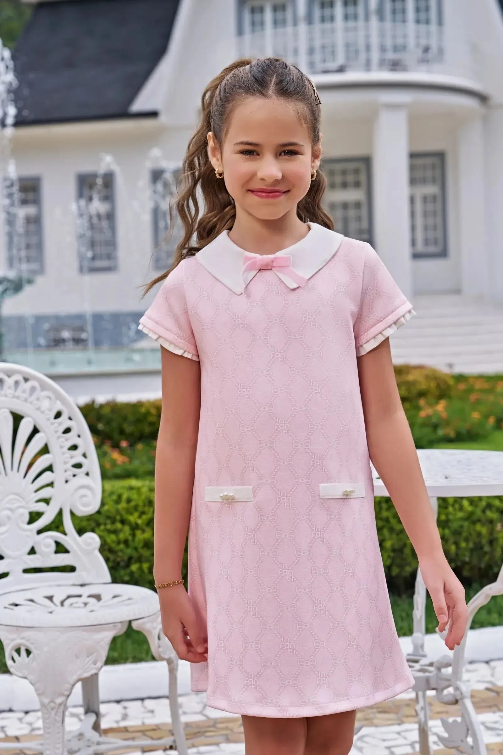 Vestido em Fly Tech 97168 Infanti Infantil Menina