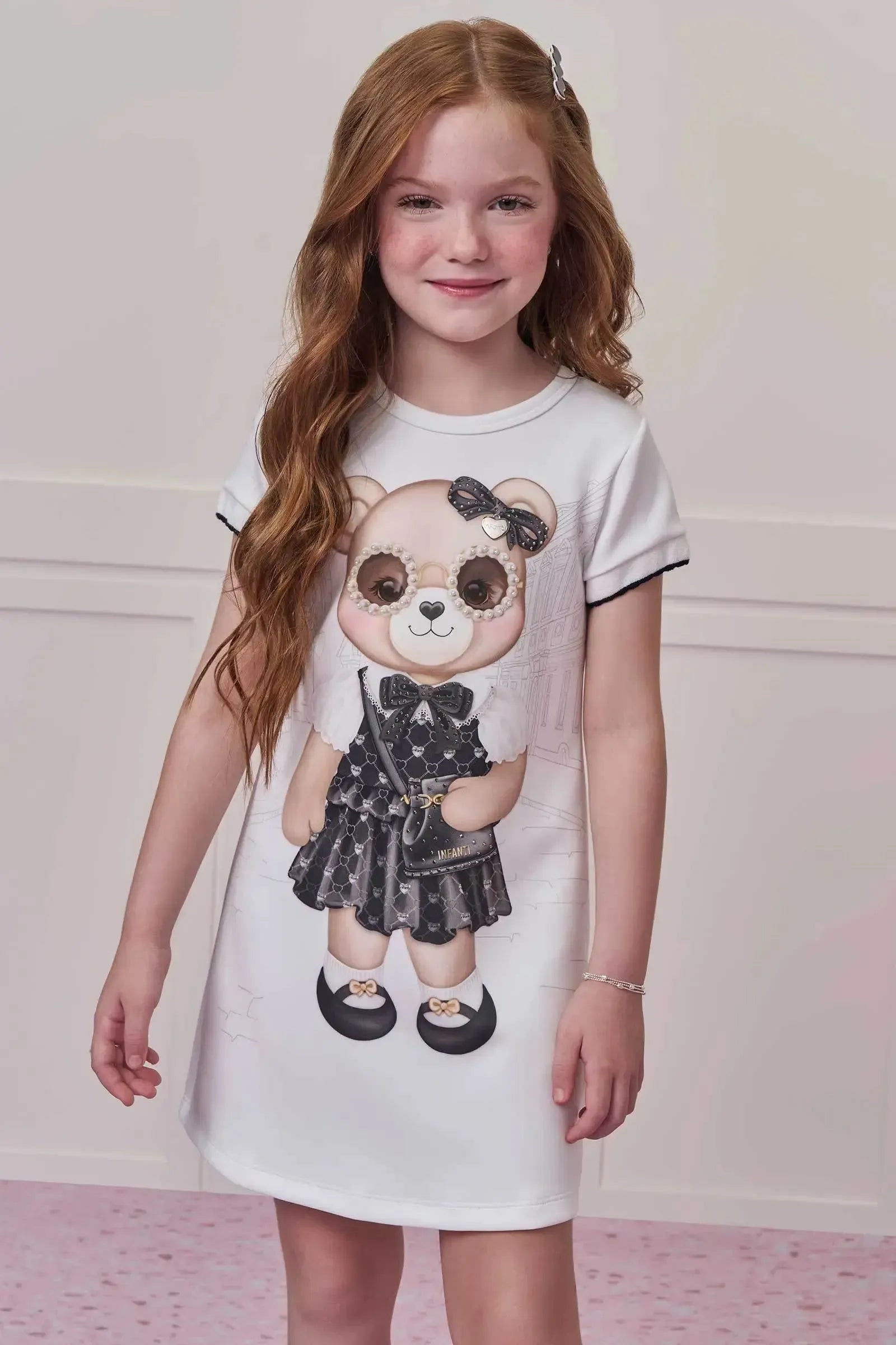 Vestido em Fly Tech 97938 Infanti Infantil Menina