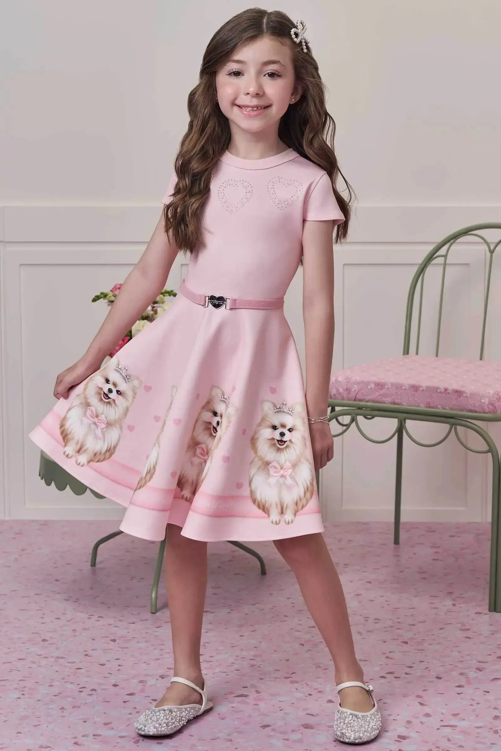 Vestido em Fly Tech 99121 Infanti Infantil Menina