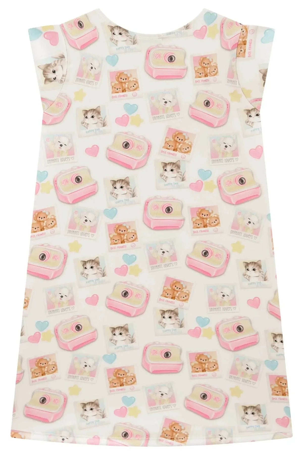 Vestido em Fly Tech 99133 Infanti Infantil Menina