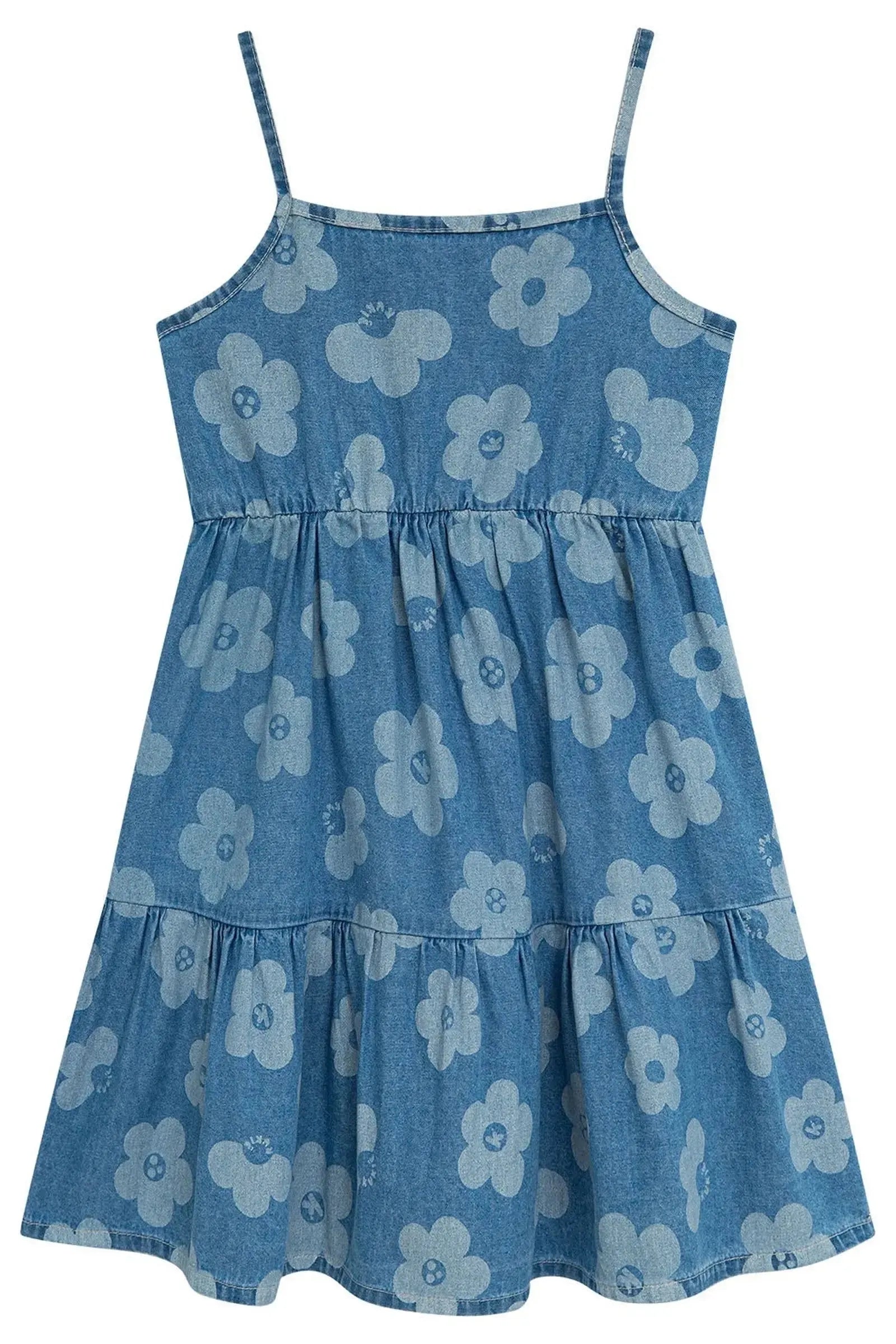 Vestido em Jeans 95074 Kukiê Infantil Menina