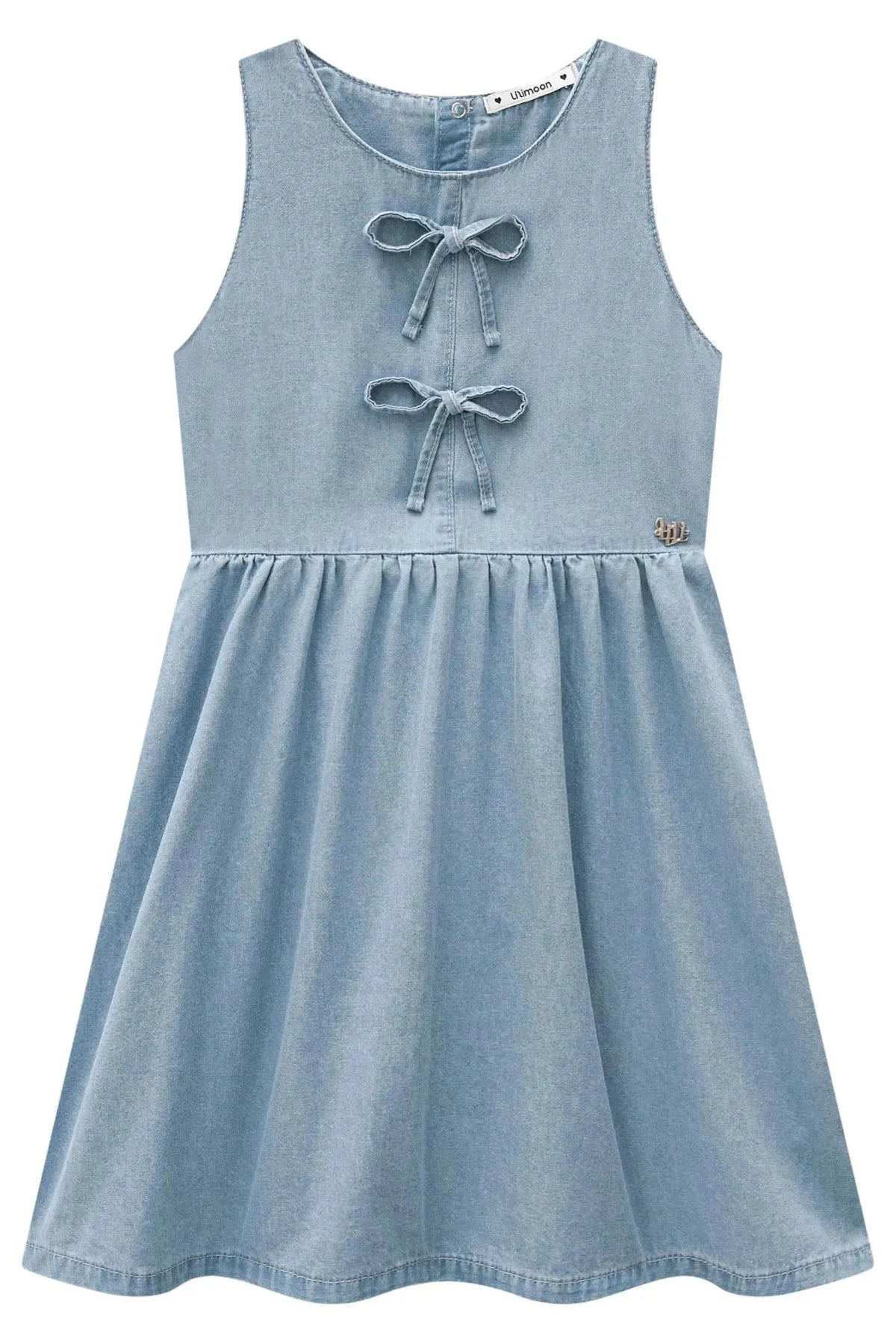 Vestido em Jeans Teca 98981 Lilimoon Teen Menina