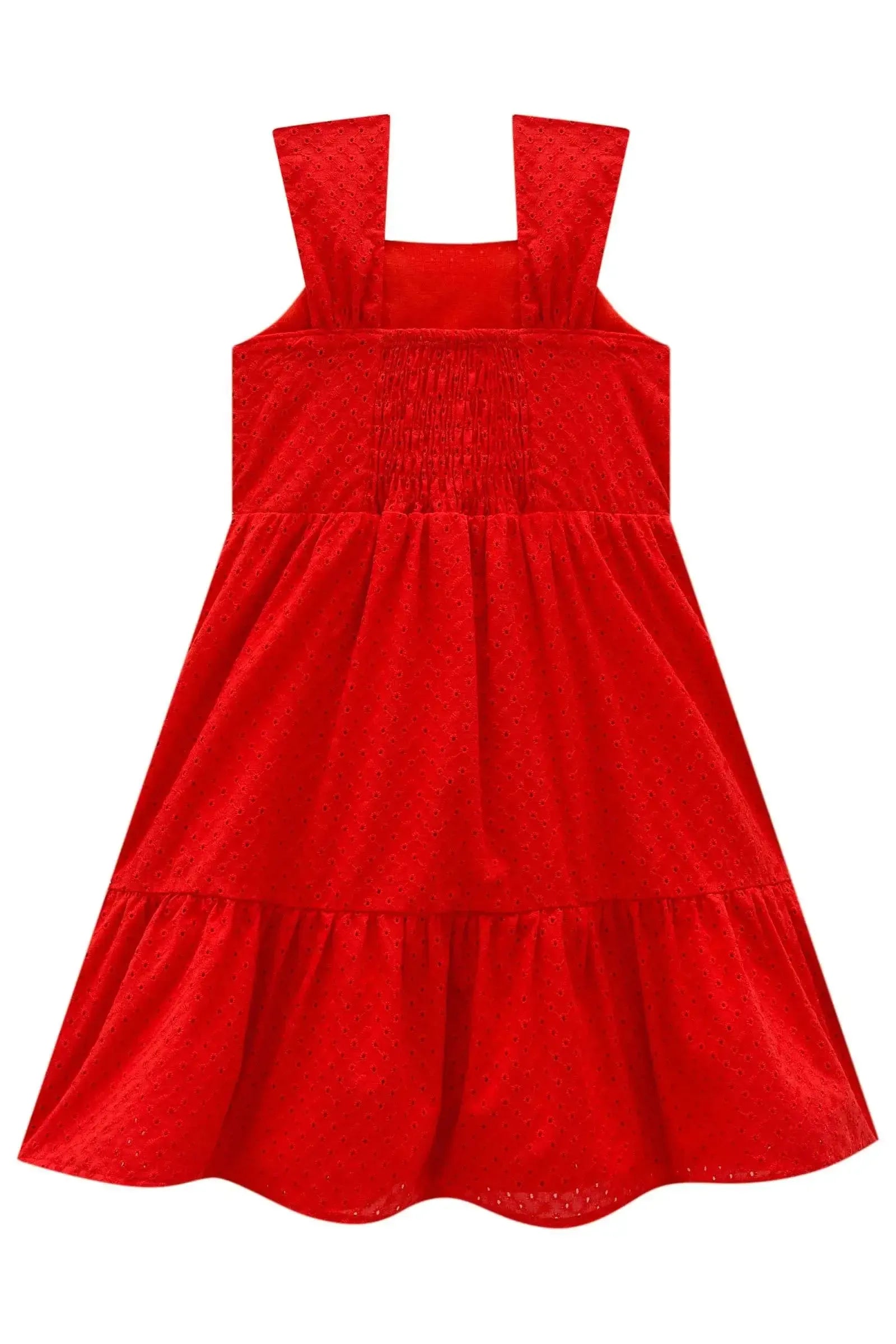 Vestido em Laise Bordada 98079 Infanti Infantil Menina
