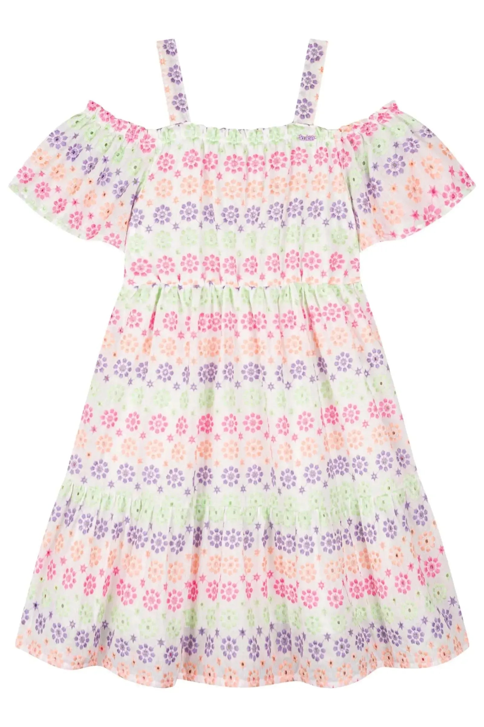 Vestido em Laise Floreale 84226 Kukiê Infantil Menina