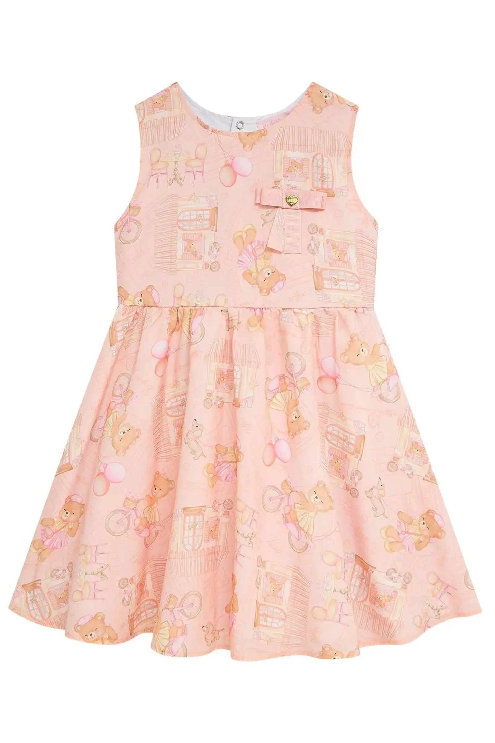 Vestido em Light Peach 96552 Kukiê Infantil Menina