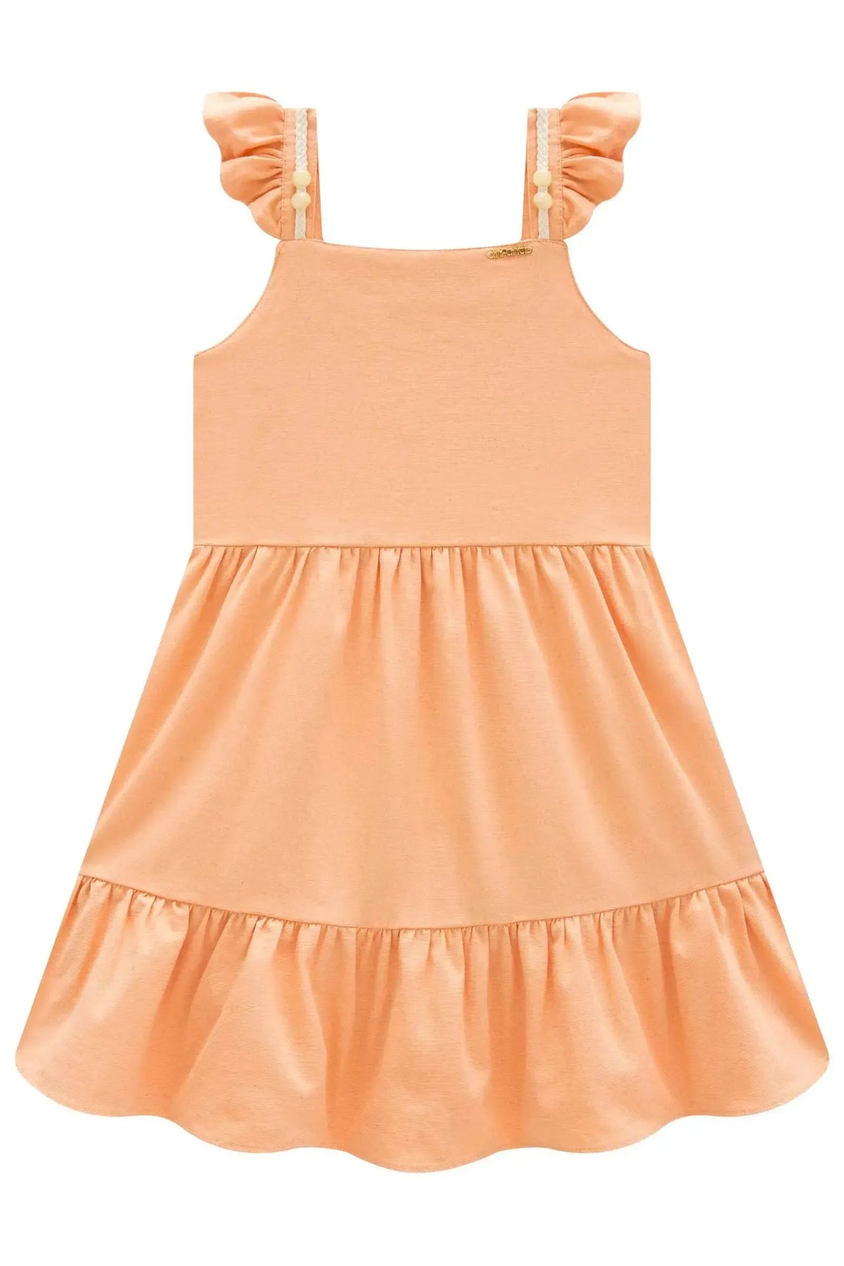 Vestido em Linho Santorine com Elastano 98614 Infanti Infantil Menina