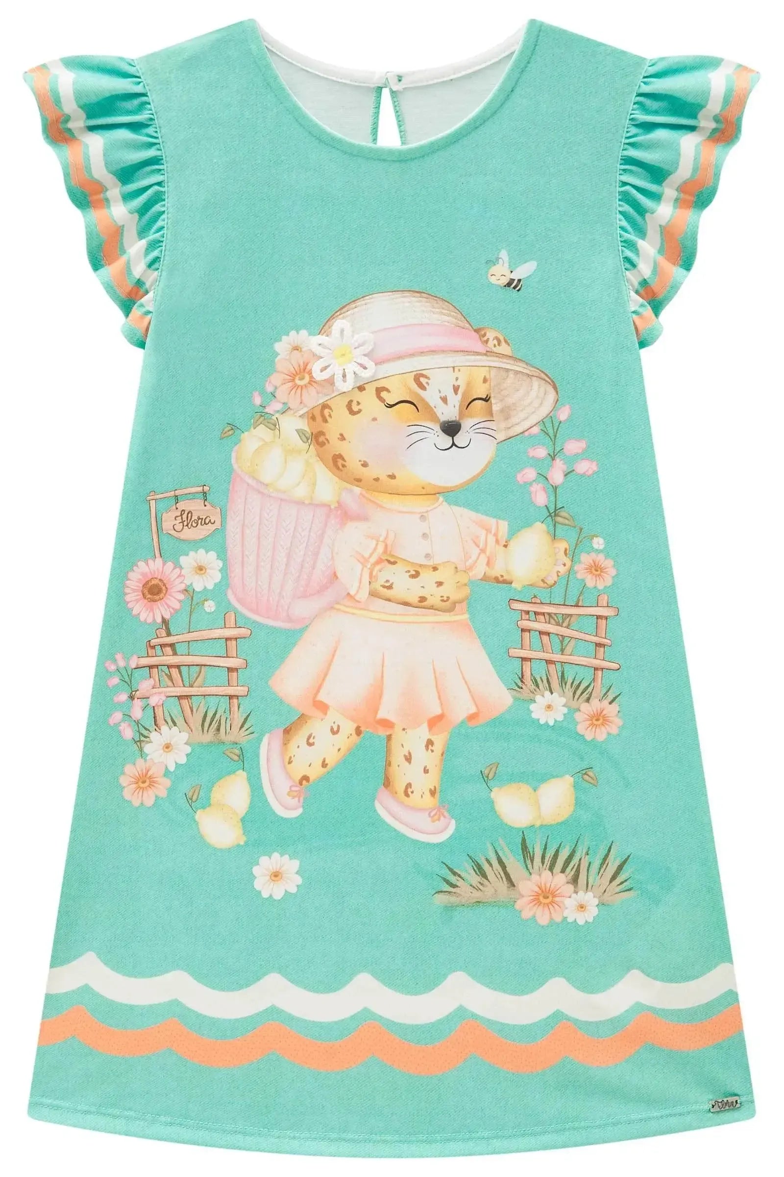 Vestido em Malha Fresh 82918 Infanti Infantil Menina