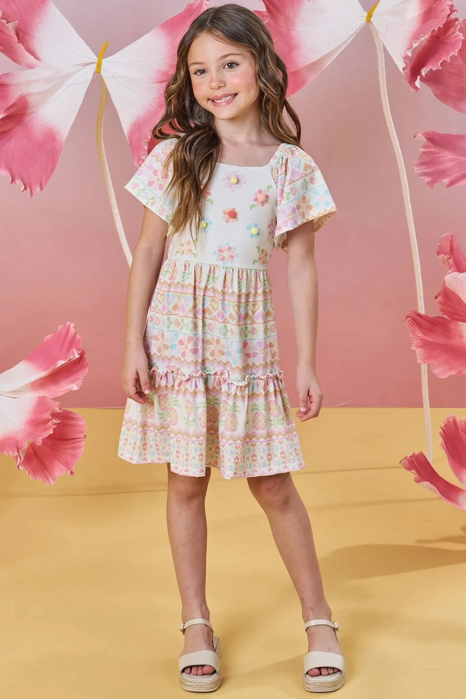 Vestido em Malha Fresh 82930 Infanti Infantil Menina