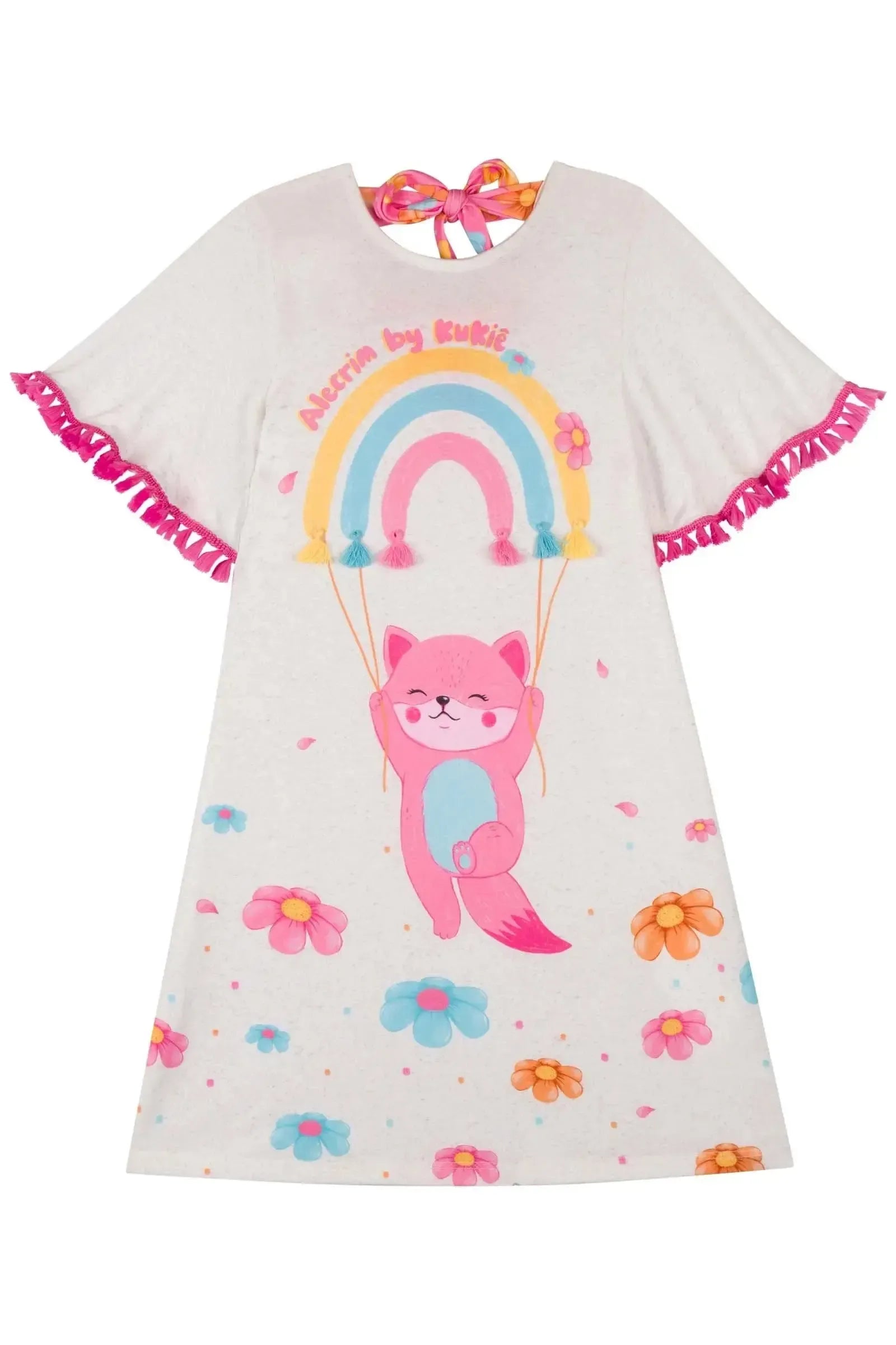 Vestido em Malha Fresh 84023 Kukiê Infantil Menina