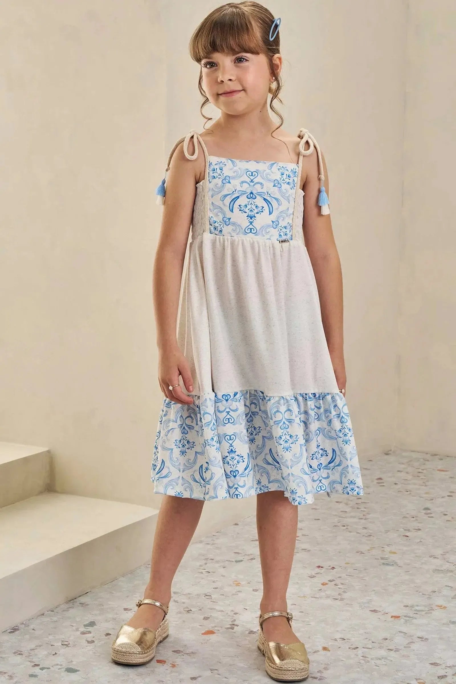 Vestido em Malha Fresh 84944 Infanti Infantil Menina