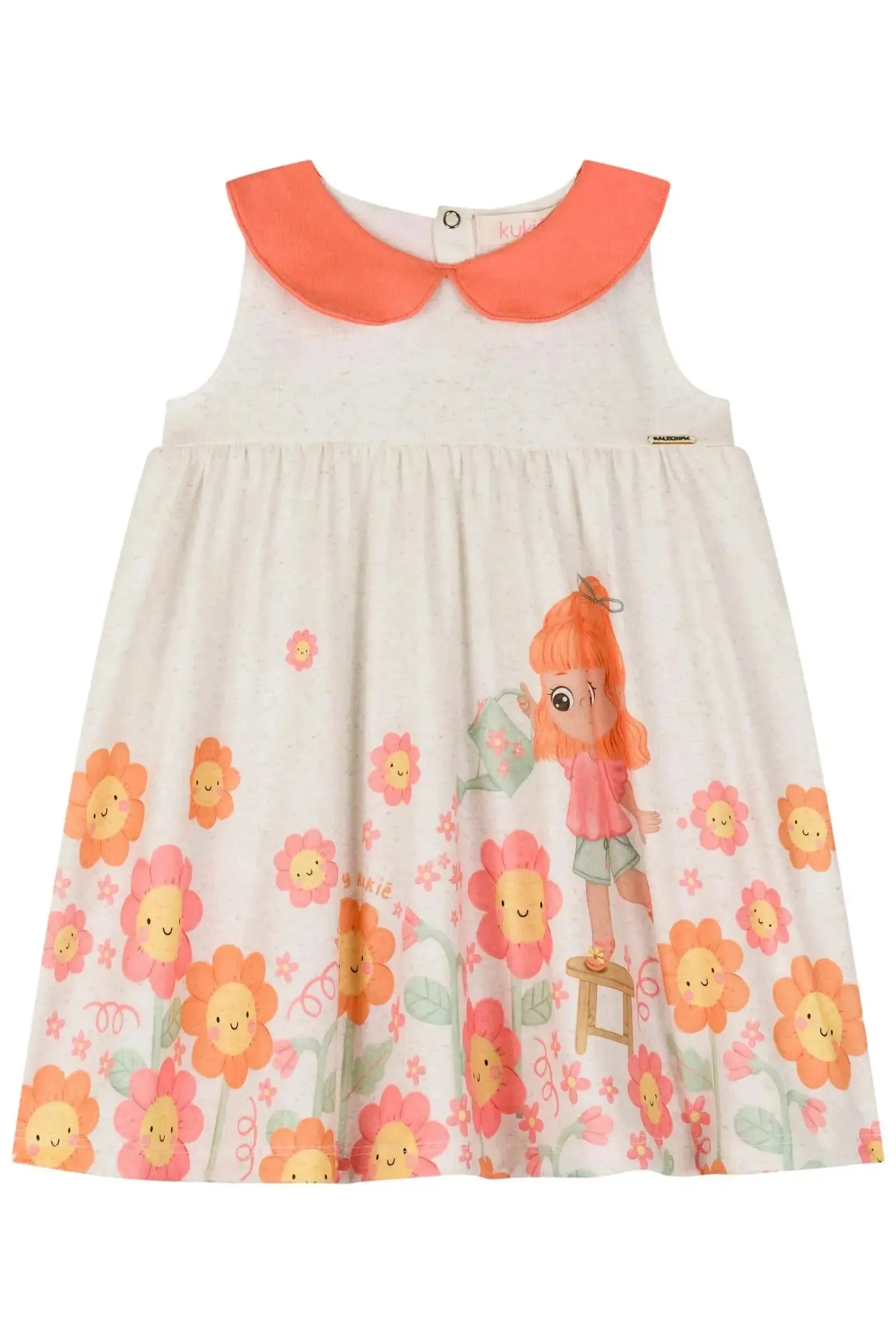 Vestido em Malha Fresh 85513 Kukiê Bebê Menina