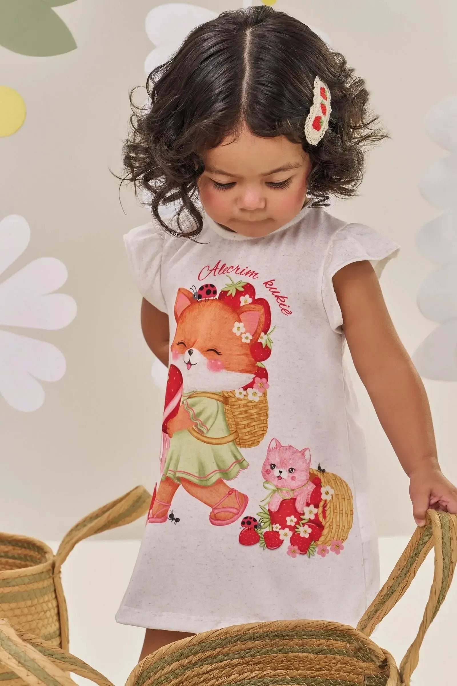 Vestido em Malha Fresh 86703 Kukiê Bebê Menina