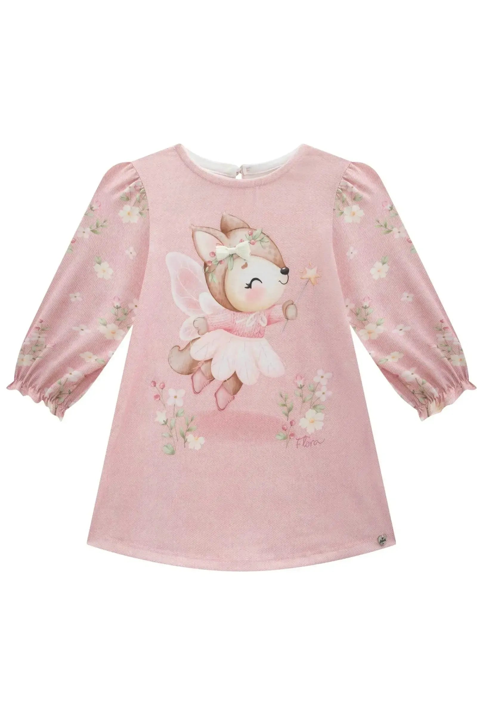 Vestido em Malha Fresh 89207 Infanti Bebê Menina