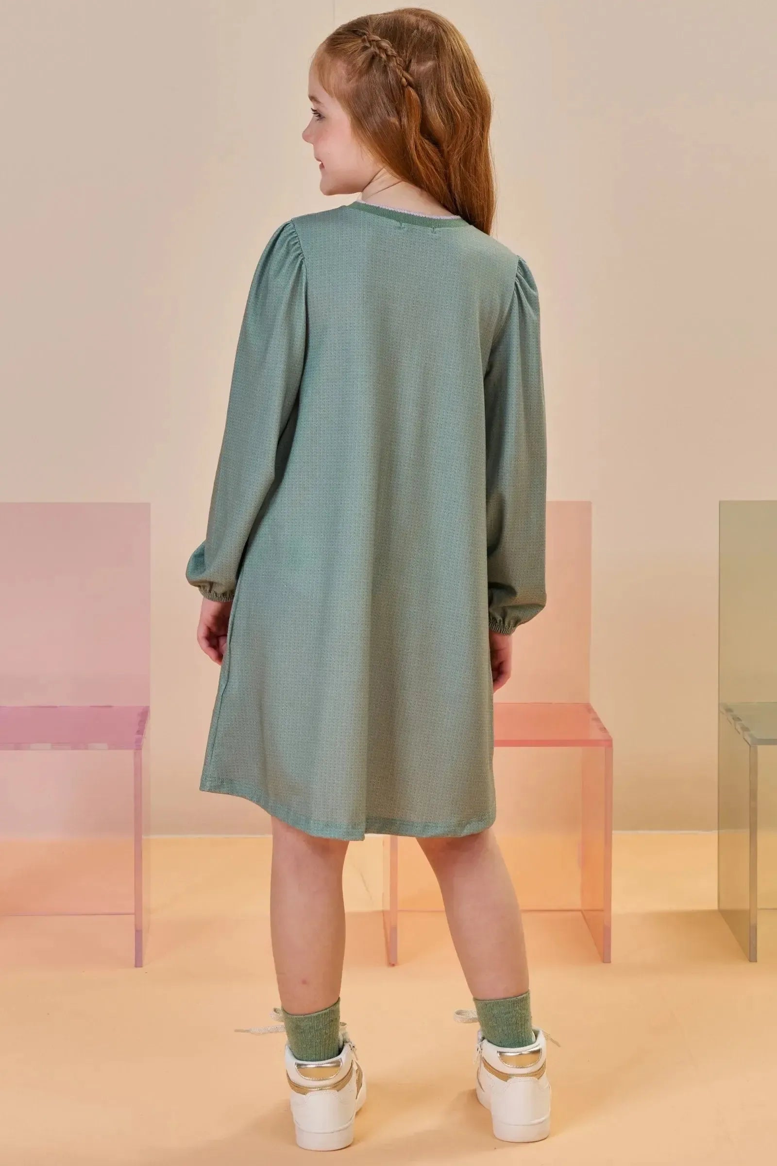 Vestido em Malha Fresh 89210 Infanti Infantil Menina