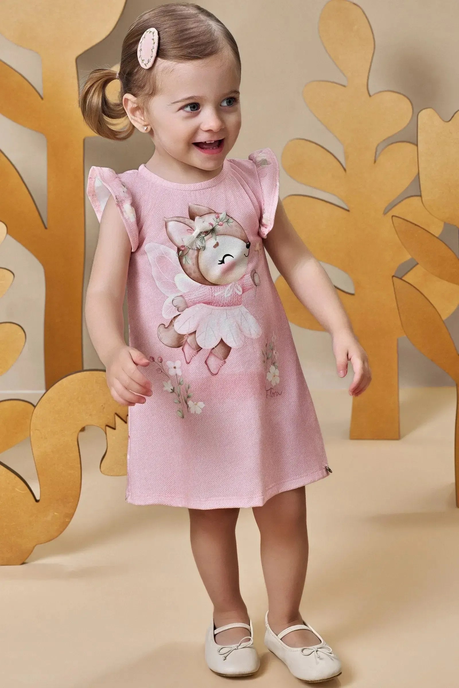 Vestido em Malha Fresh 93450 Infanti Bebê Menina
