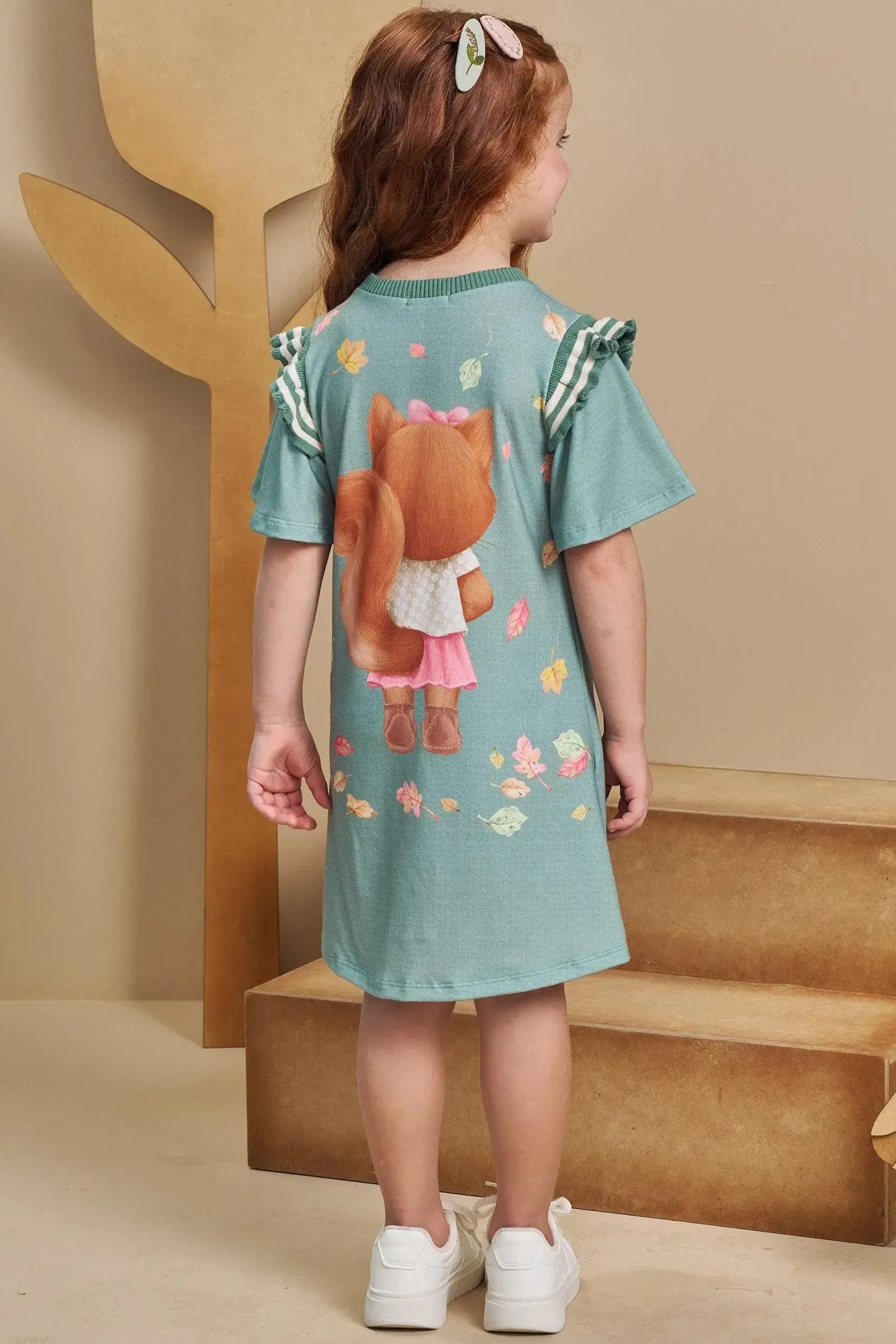 Vestido em Malha Fresh 93504 Infanti Infantil Menina