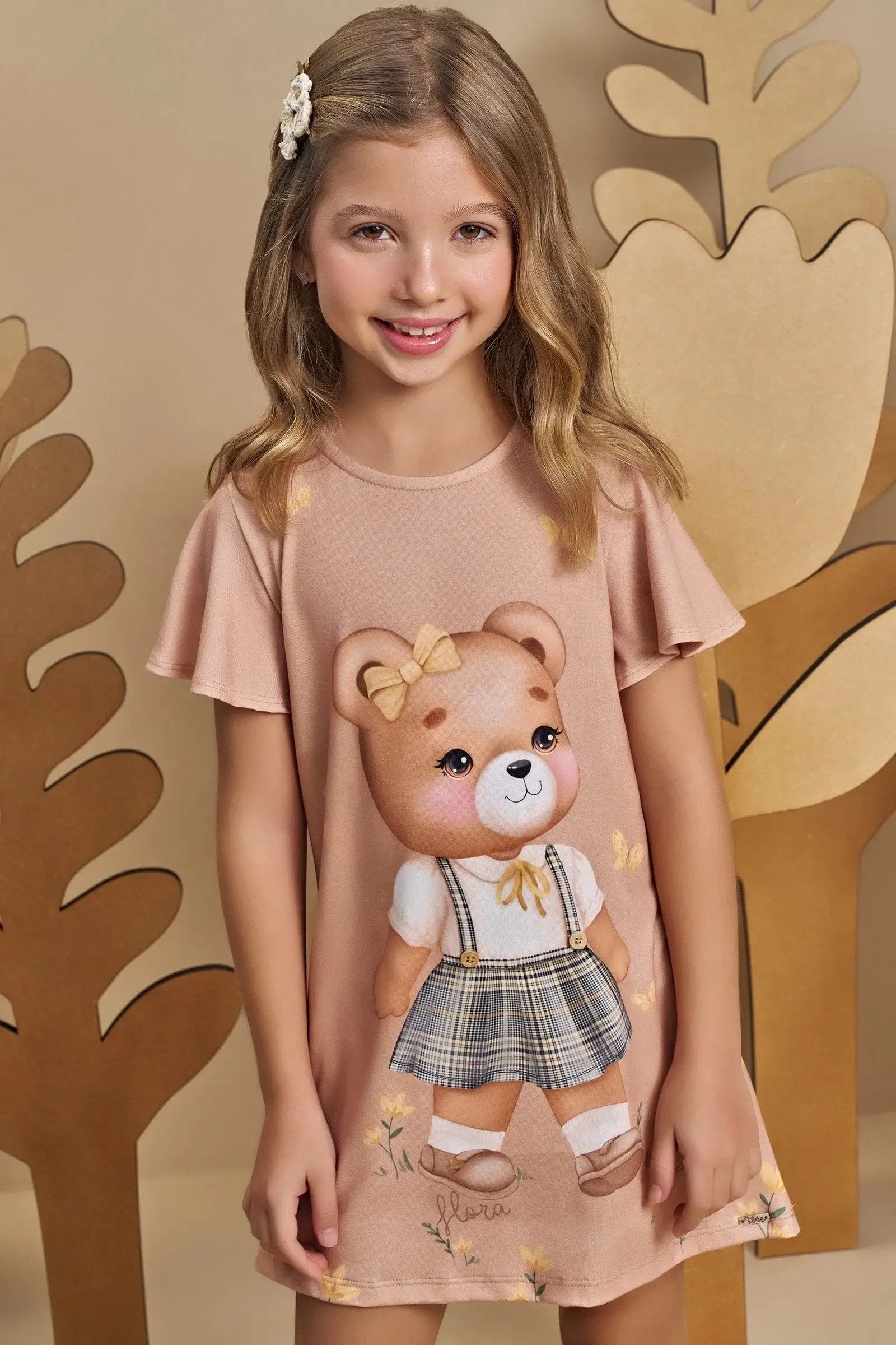 Vestido em Malha Fresh 93510 Infanti Infantil Menina