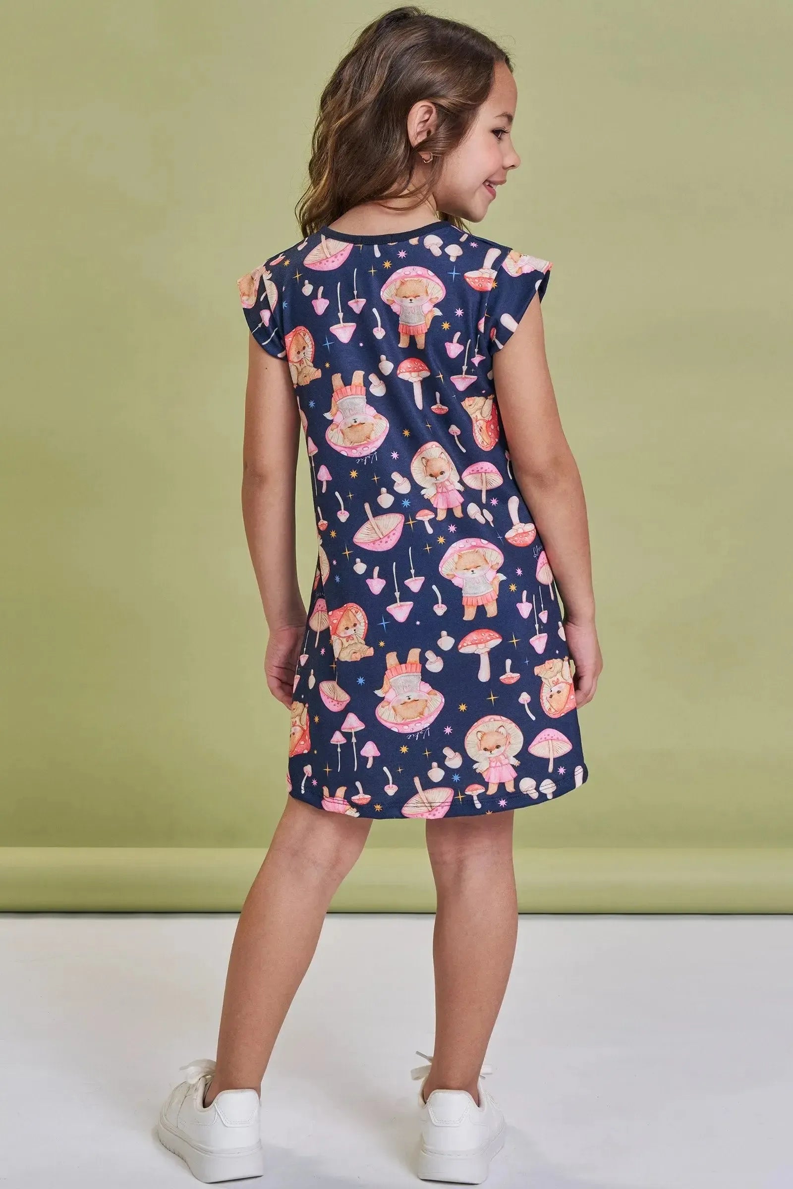 Vestido em Malha Fresh 93752 Kukiê Infantil Menina