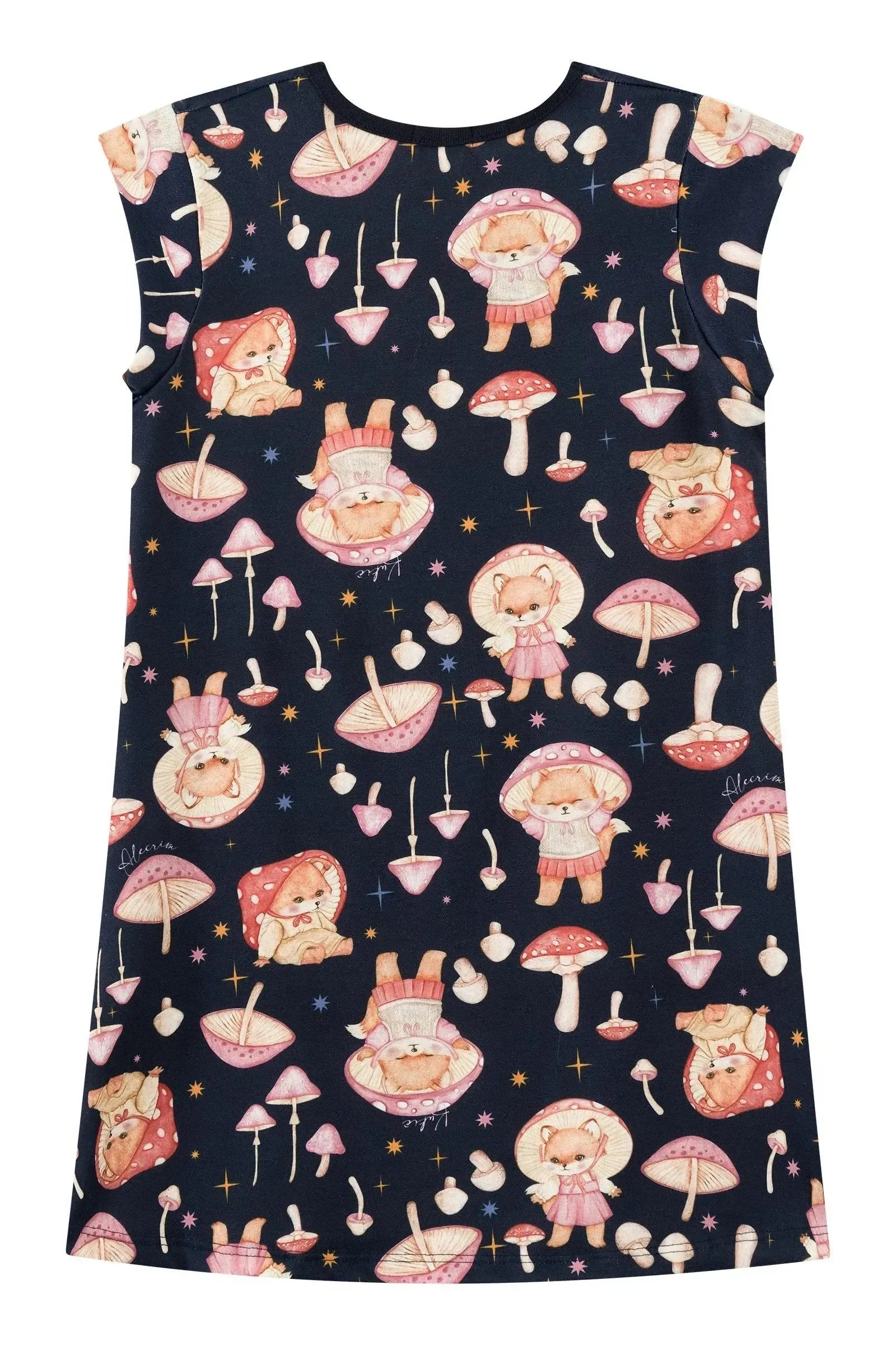 Vestido em Malha Fresh 93752 Kukiê Infantil Menina