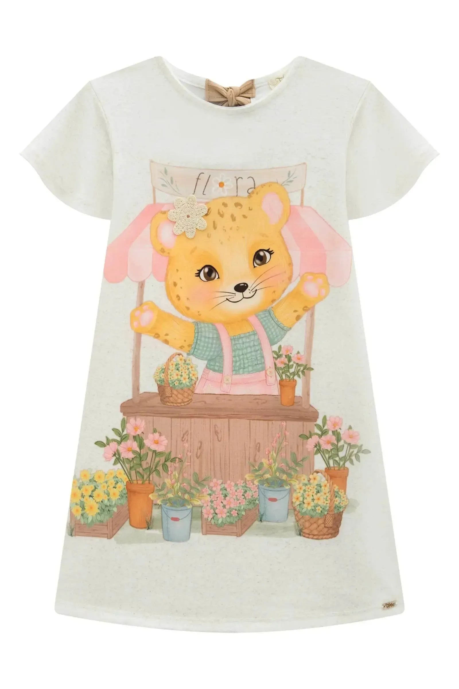 Vestido em Malha Fresh 94485 Infanti Infantil Menina