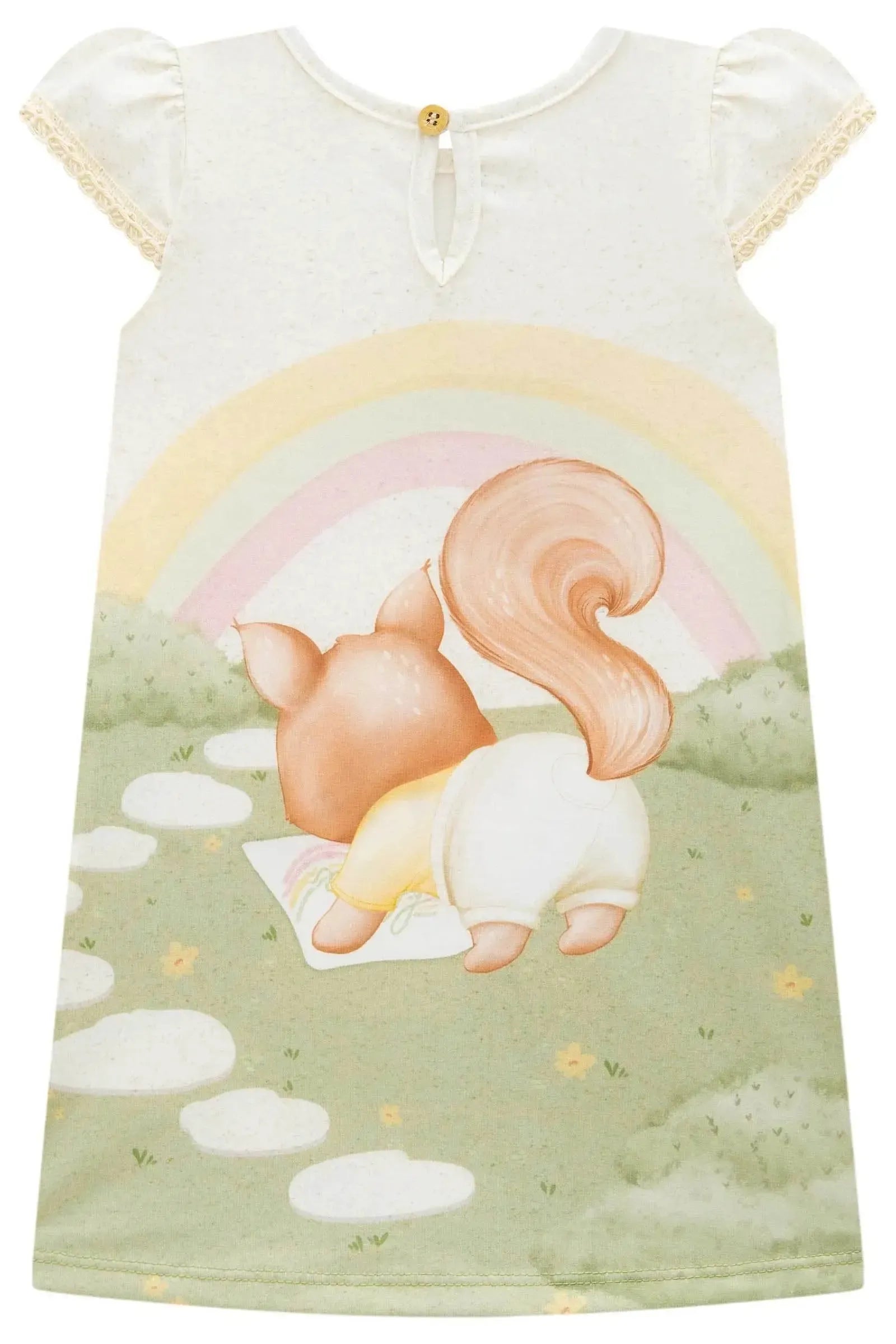 Vestido em Malha Fresh 94496 Infanti Bebê Menina