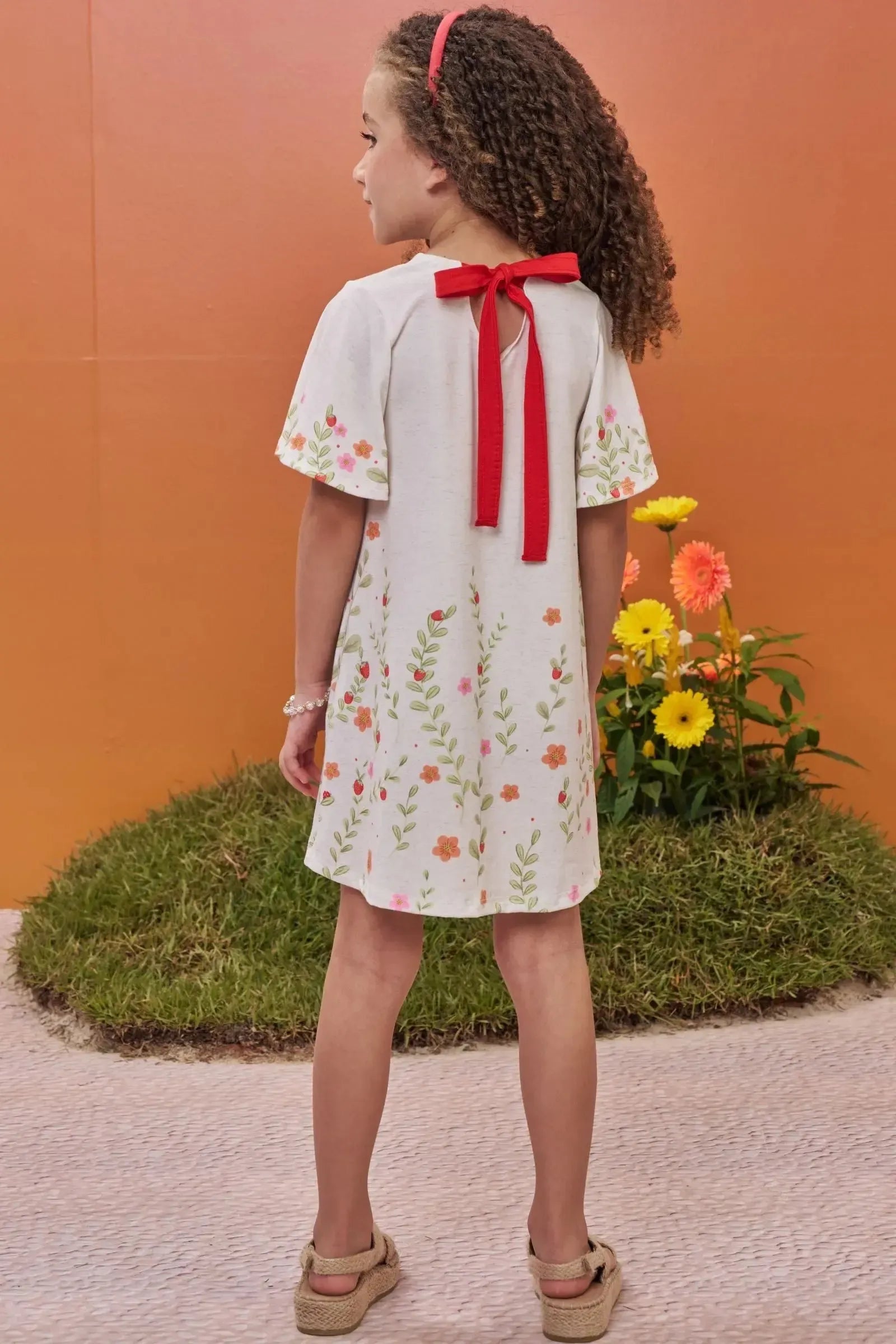 Vestido em Malha Fresh 97986 Kukiê Infantil Menina
