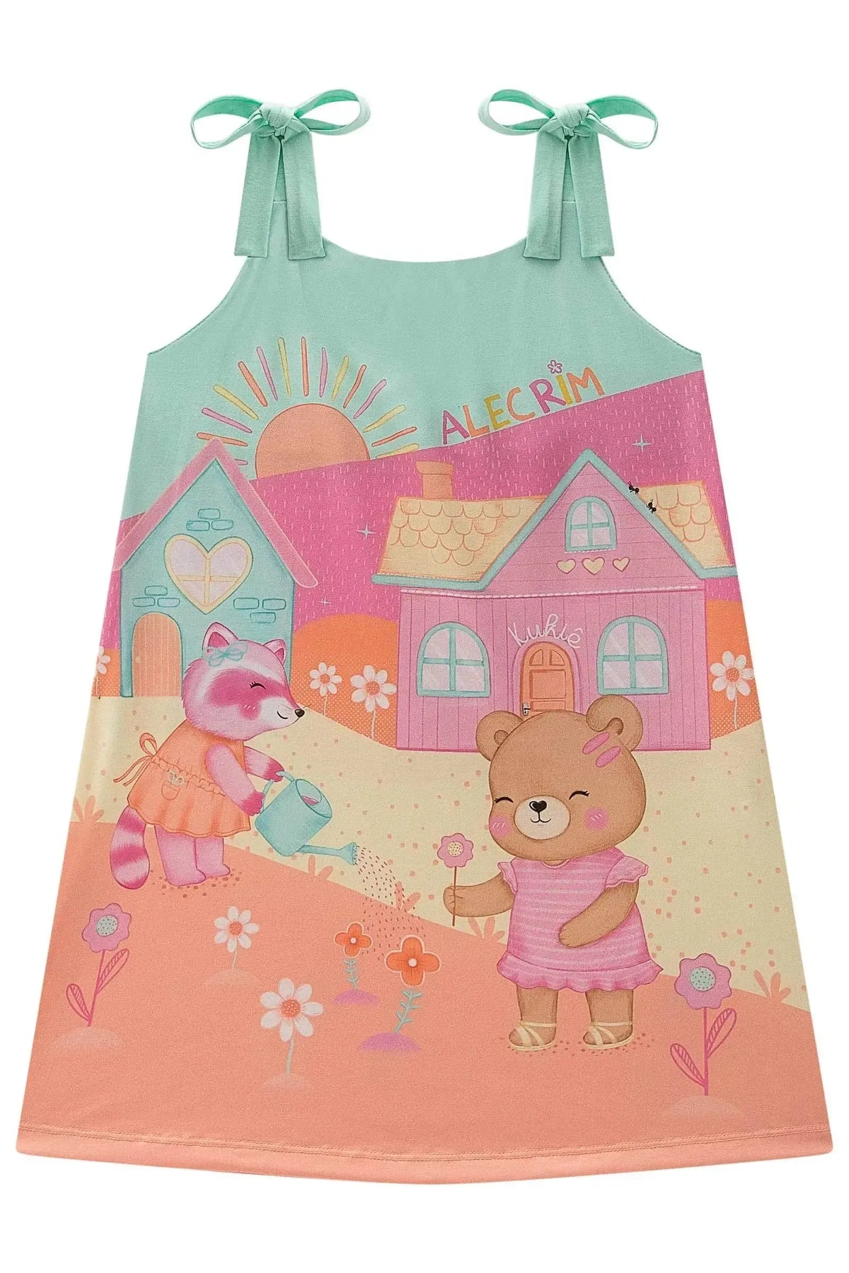 Vestido em Malha Fresh 98540 Kukiê Infantil Menina