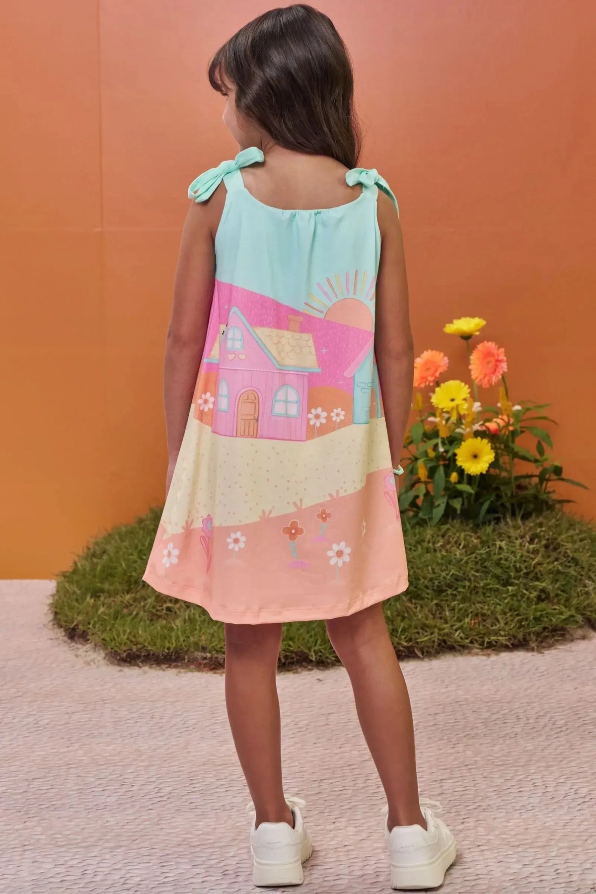 Vestido em Malha Fresh 98540 Kukiê Infantil Menina