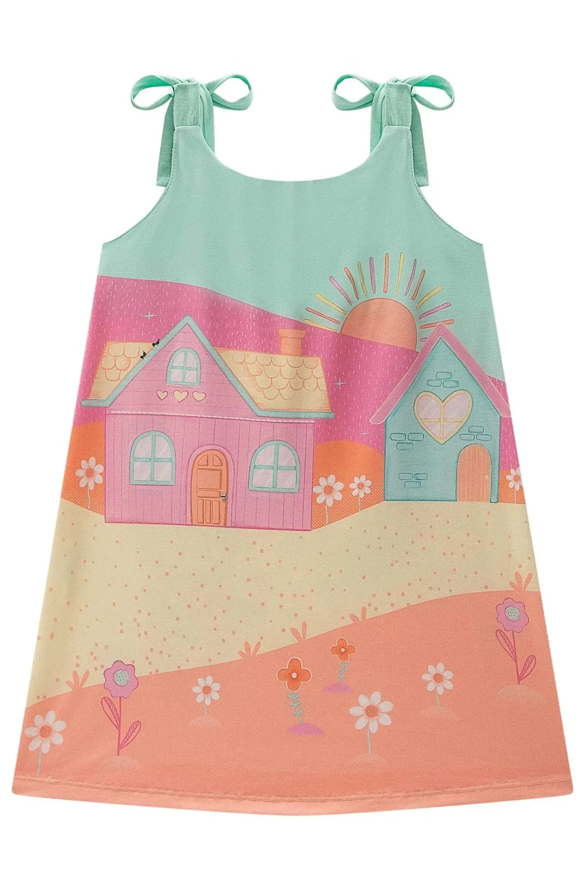 Vestido em Malha Fresh 98540 Kukiê Infantil Menina