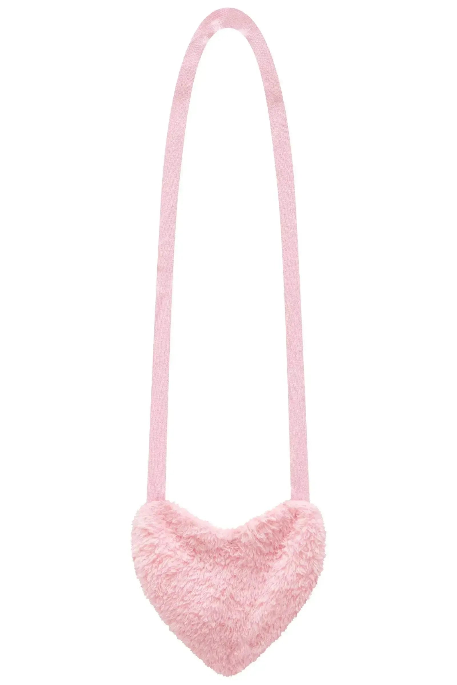 Vestido em Malha Fresh. Acompanha Bolsa em Pelo Carneirinho 91816 Infanti Infantil Menina