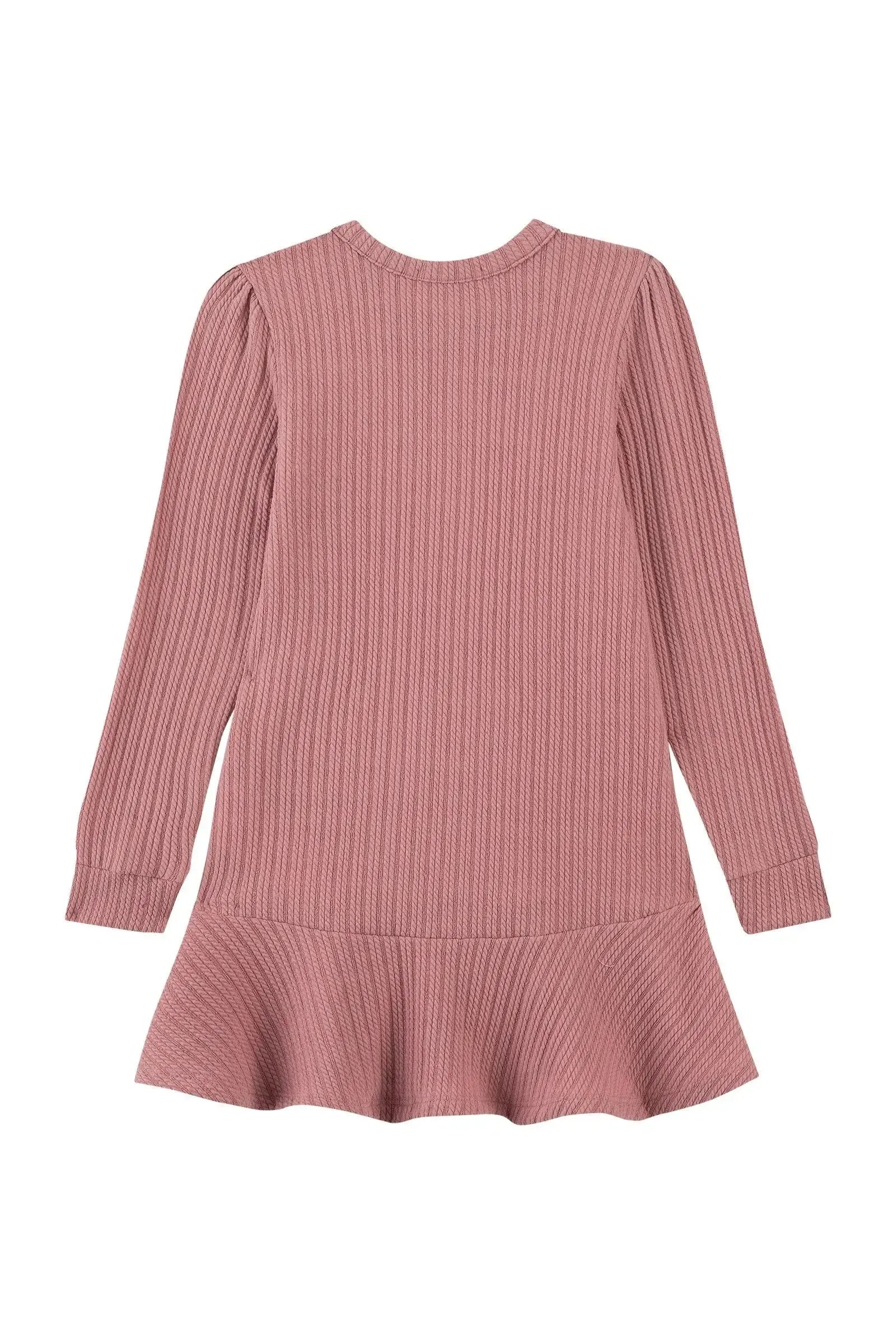 Vestido em Malha Jacquard Tricot 92155 Kukiê Infantil Menina