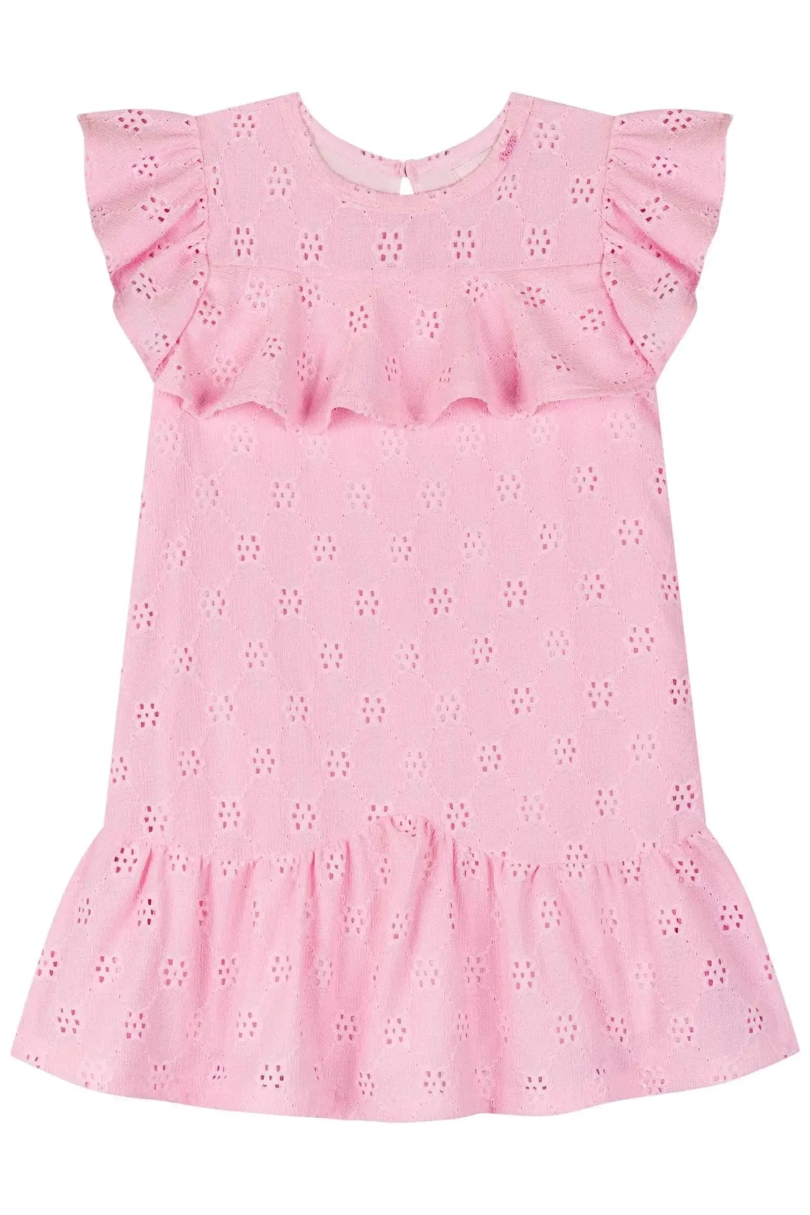 Vestido em Malha Laise 84219 Kukiê Infantil Menina